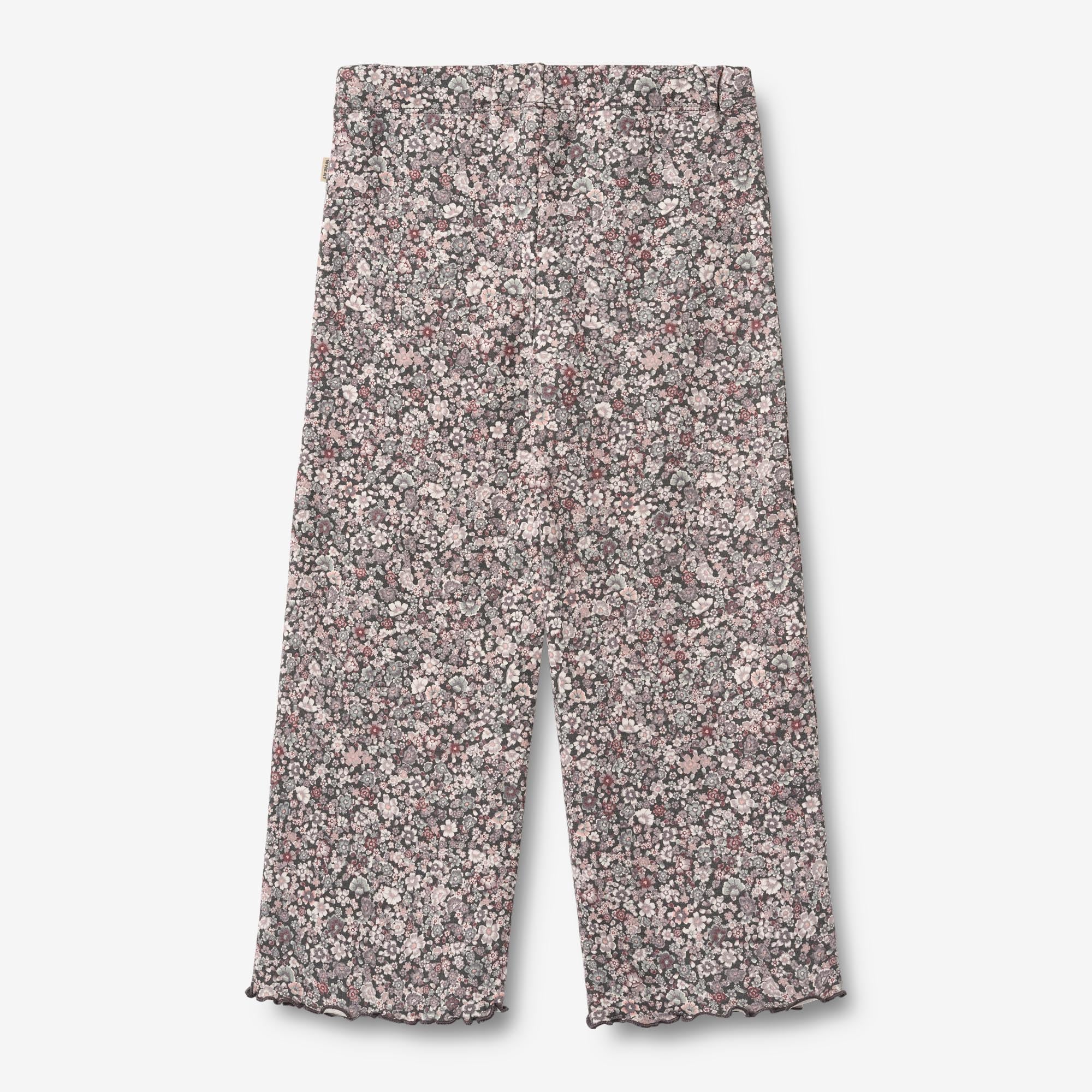 Jersey Pants Ela - purple stone flowers - Image 3
