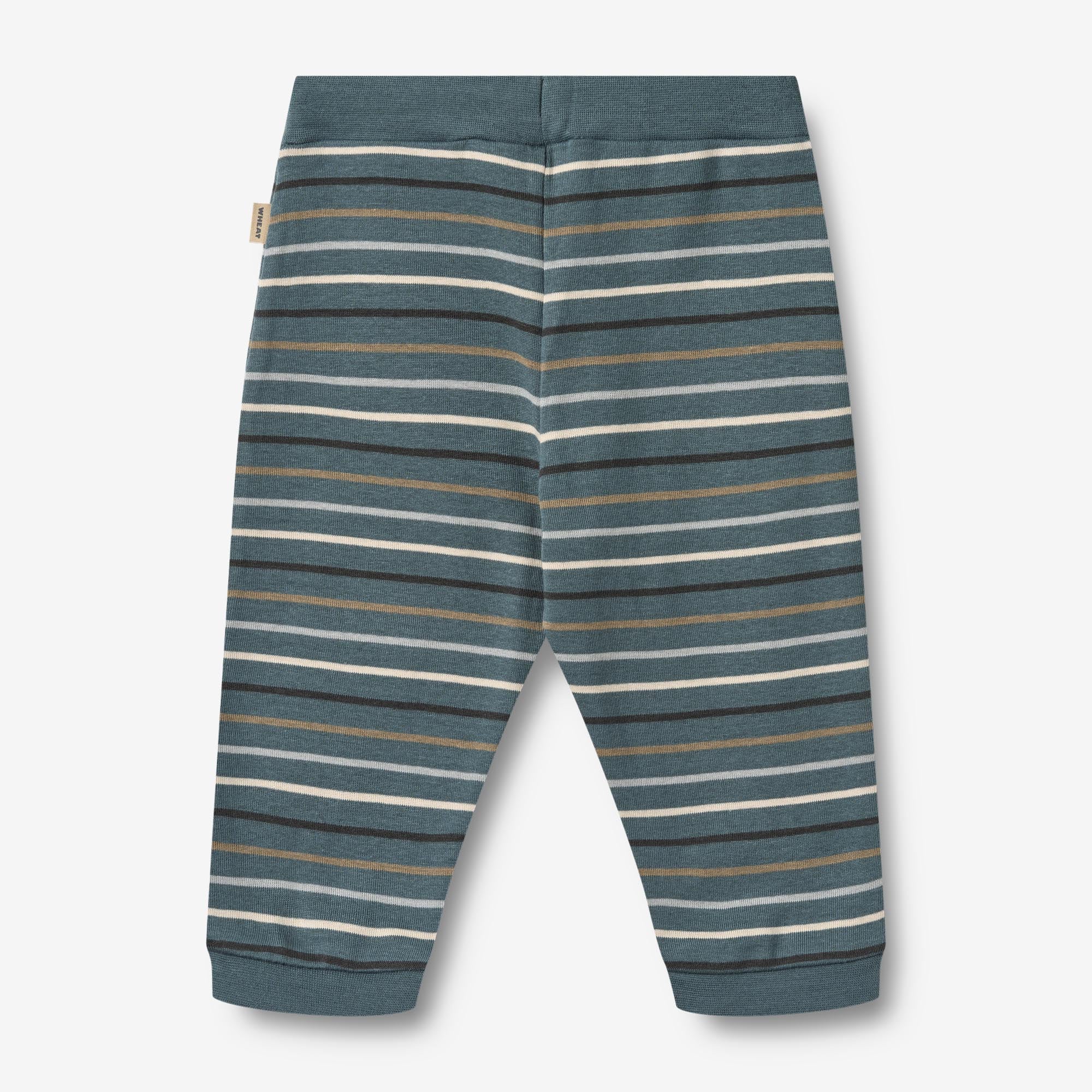 Jersey Pants Leo - blue multi stripe - Image 2