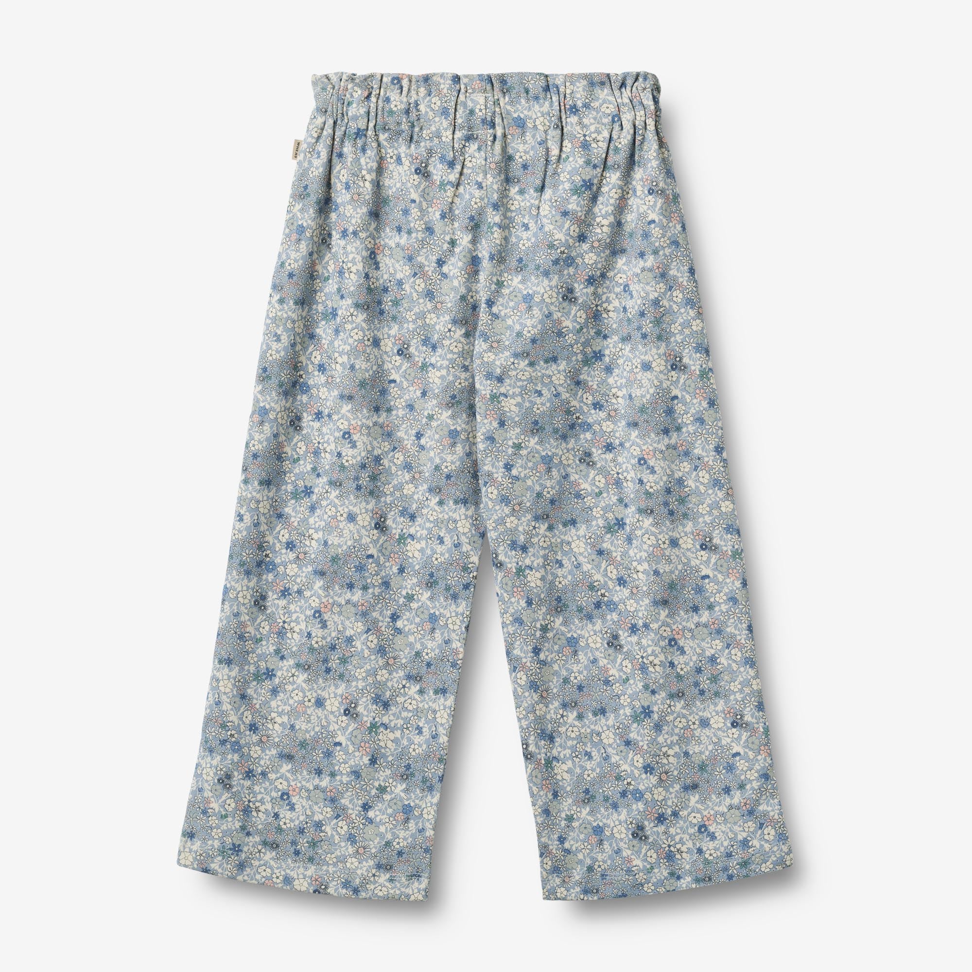 Jersey Pants Liza - blue summer flowers - Image 2