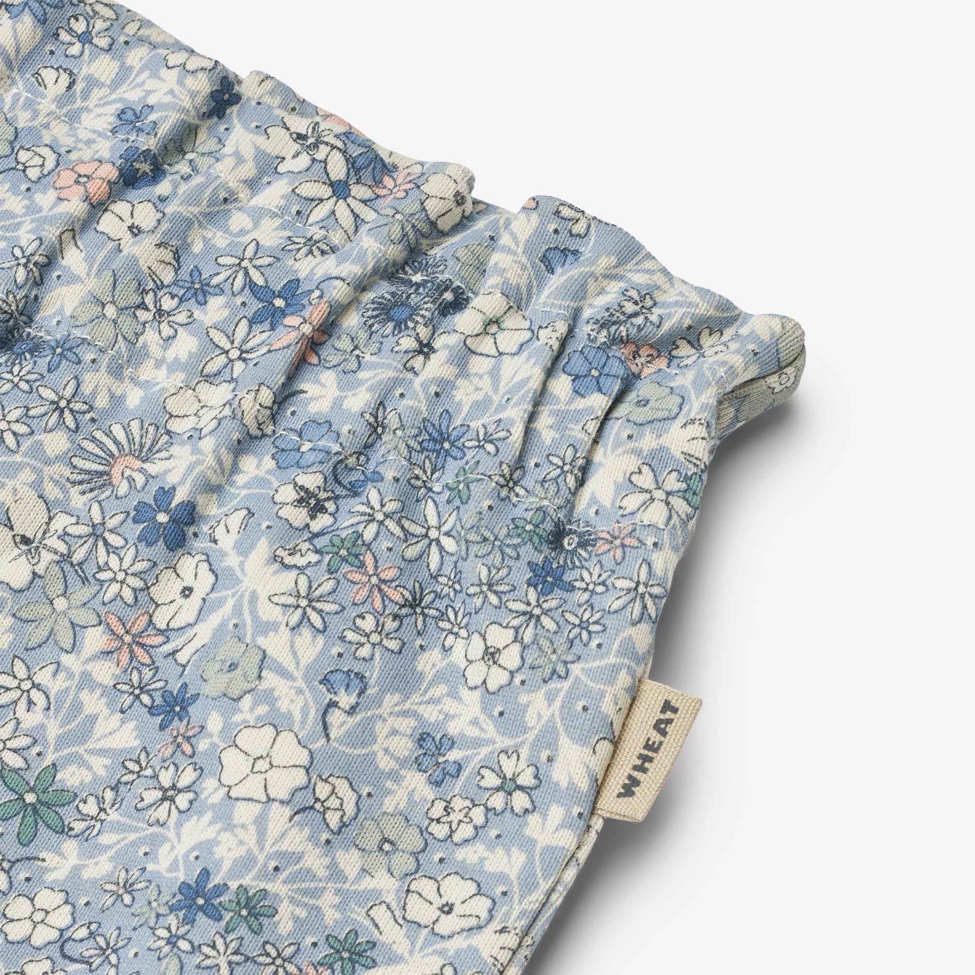 Jersey Pants Liza - blue summer flowers - Image 3