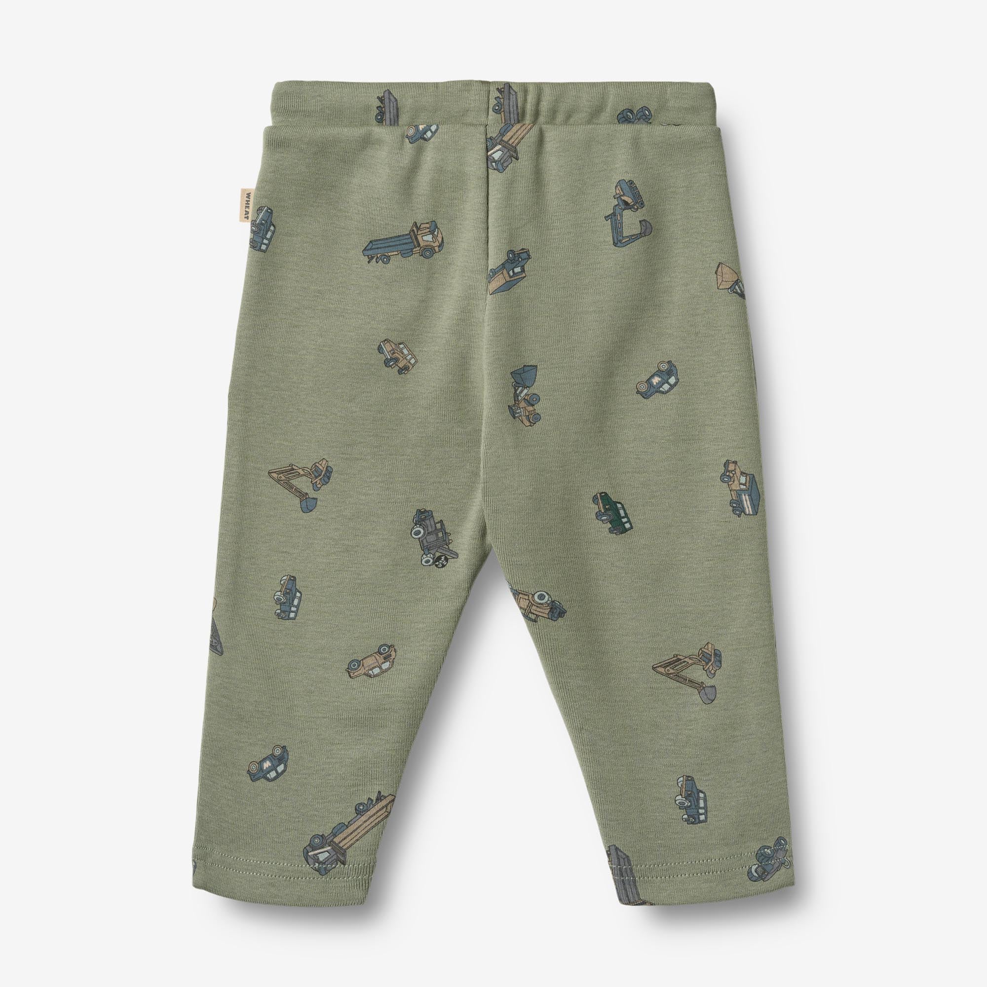 Jersey Pants Manfred - dusty green cars - Image 2