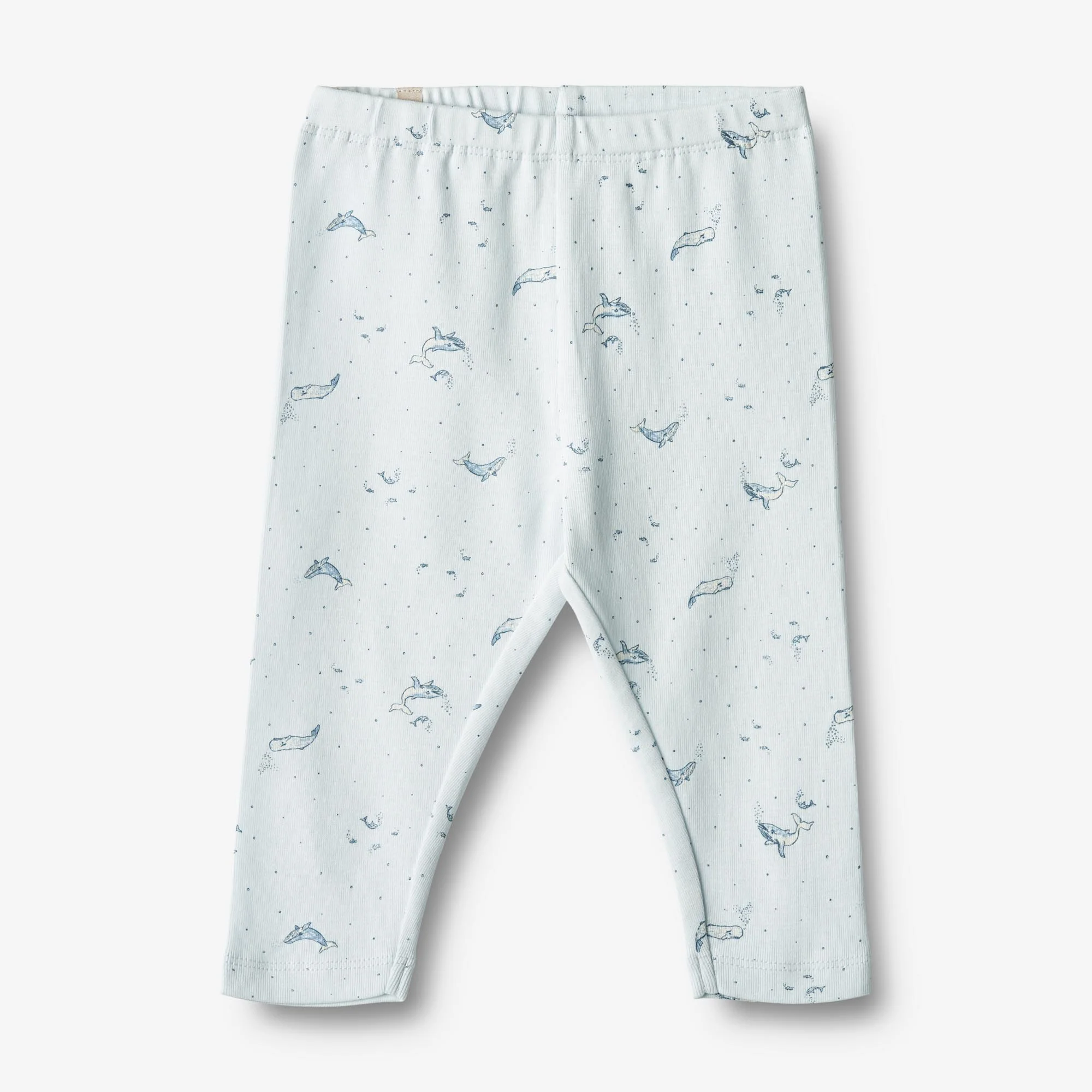 Jersey Pants Silas - light blue whales