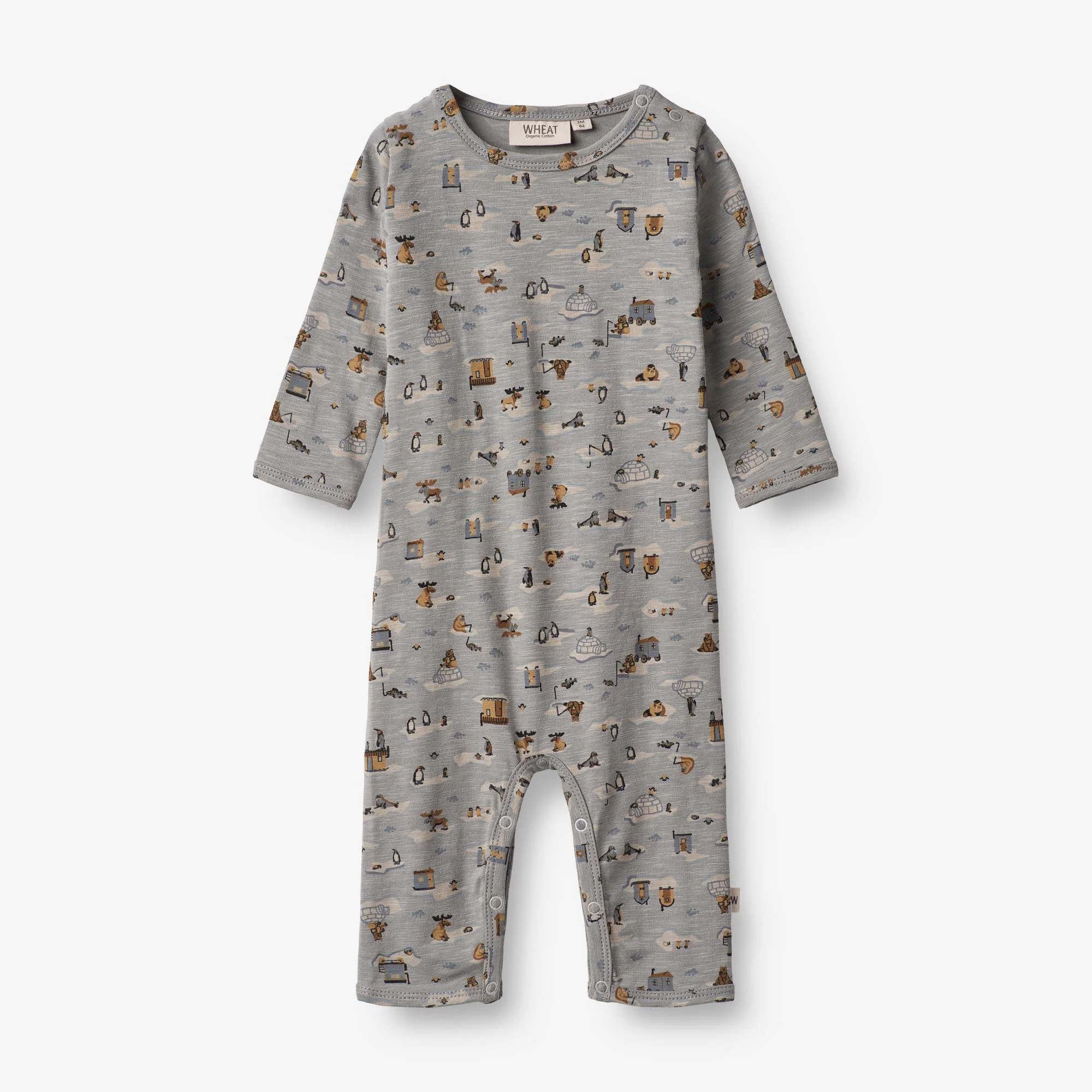 Jumpsuit Theis | Baby - winter sky fishing