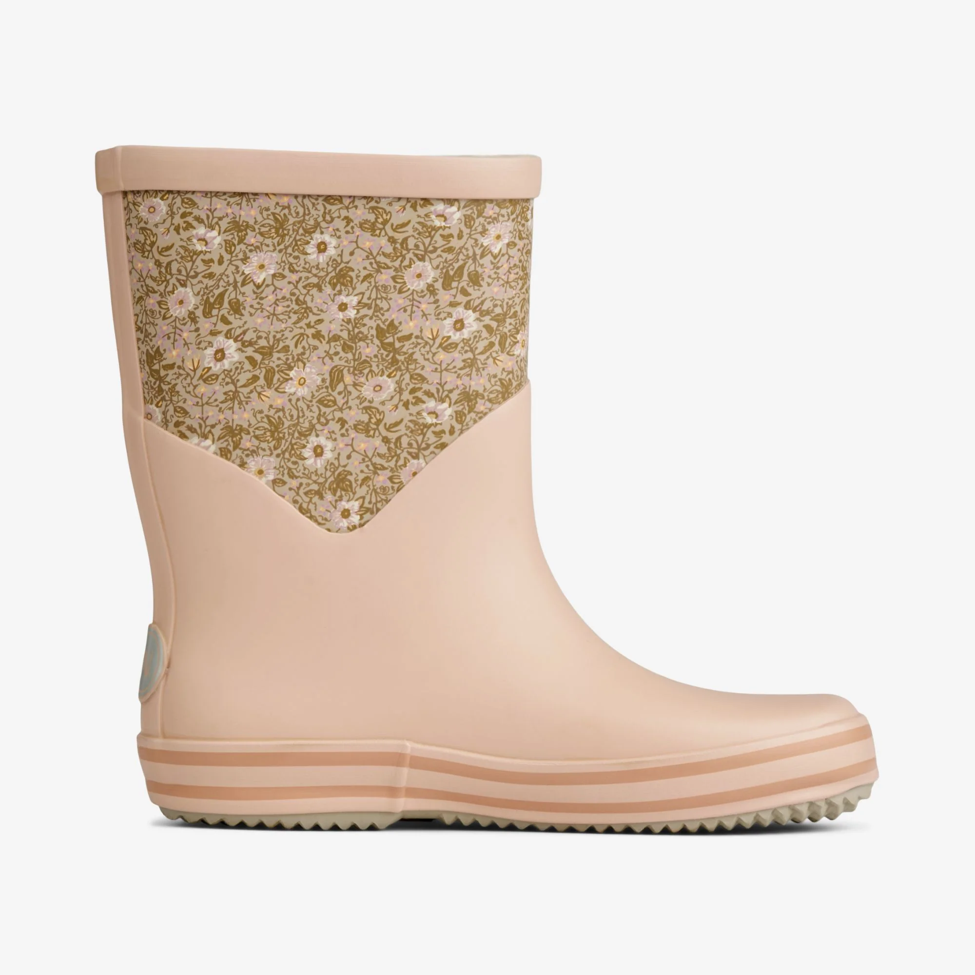 Juno Rubber Boot Print - pale lilac flowers - Image 2