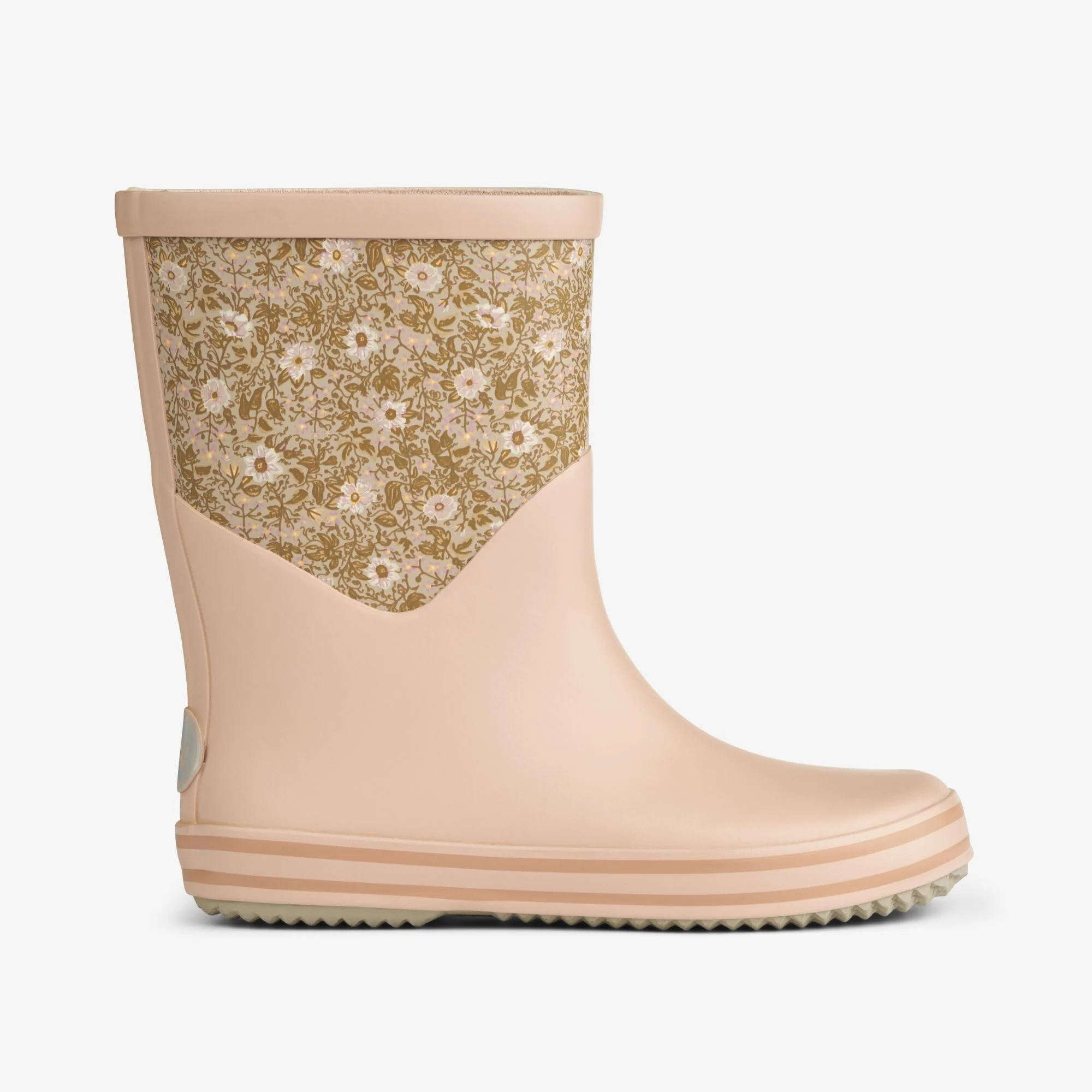 Juno Rubber Boot Print - pale lilac flowers - Image 4
