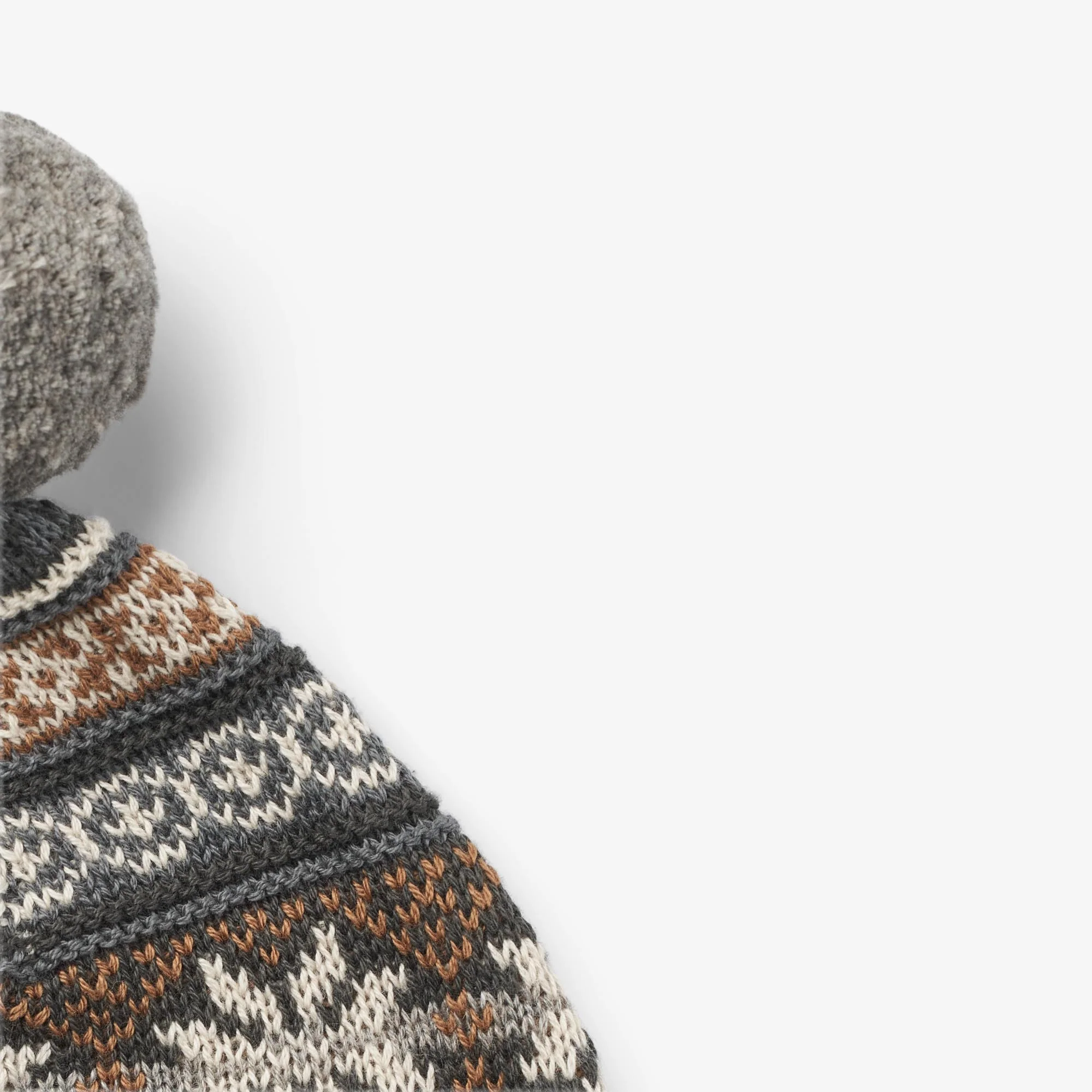 Knit Beanie Nolo - warm grey melange - Image 4