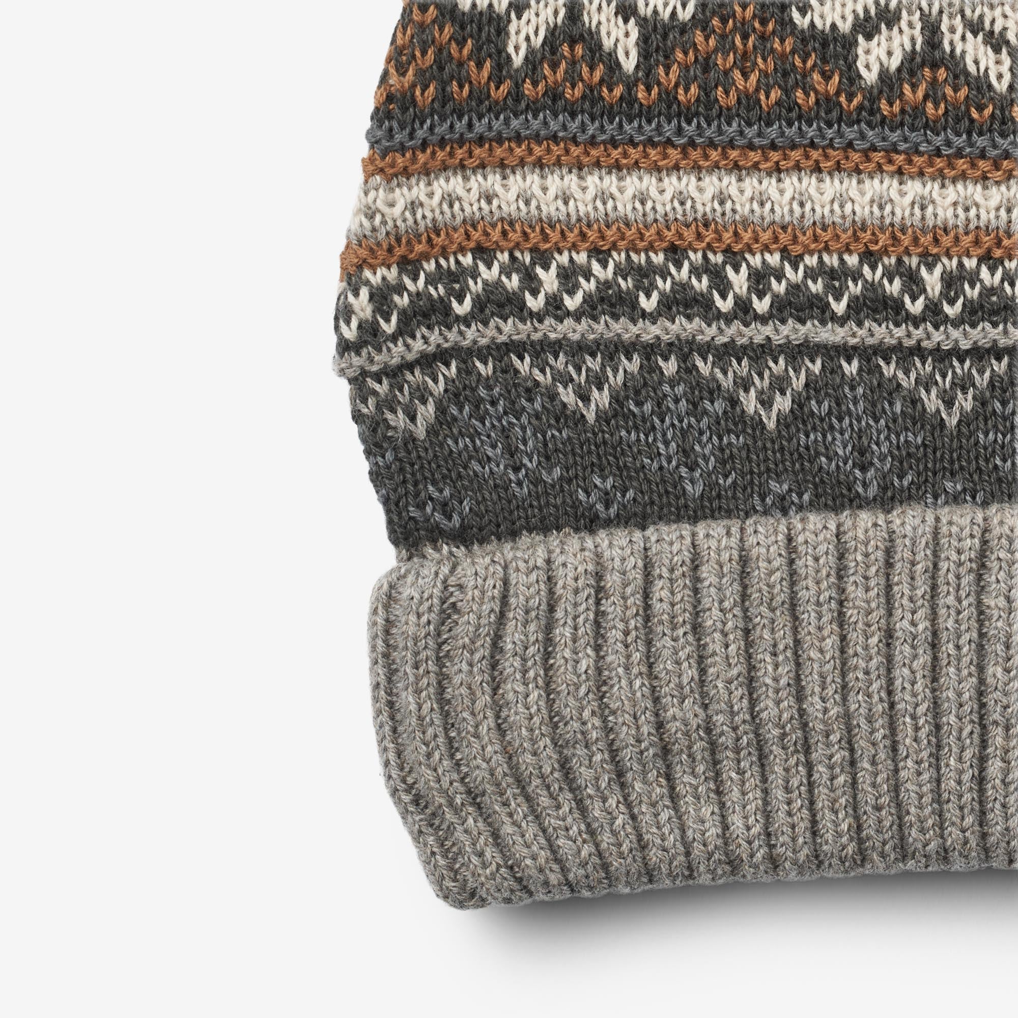 Knit Beanie Nolo - warm grey melange - Image 5