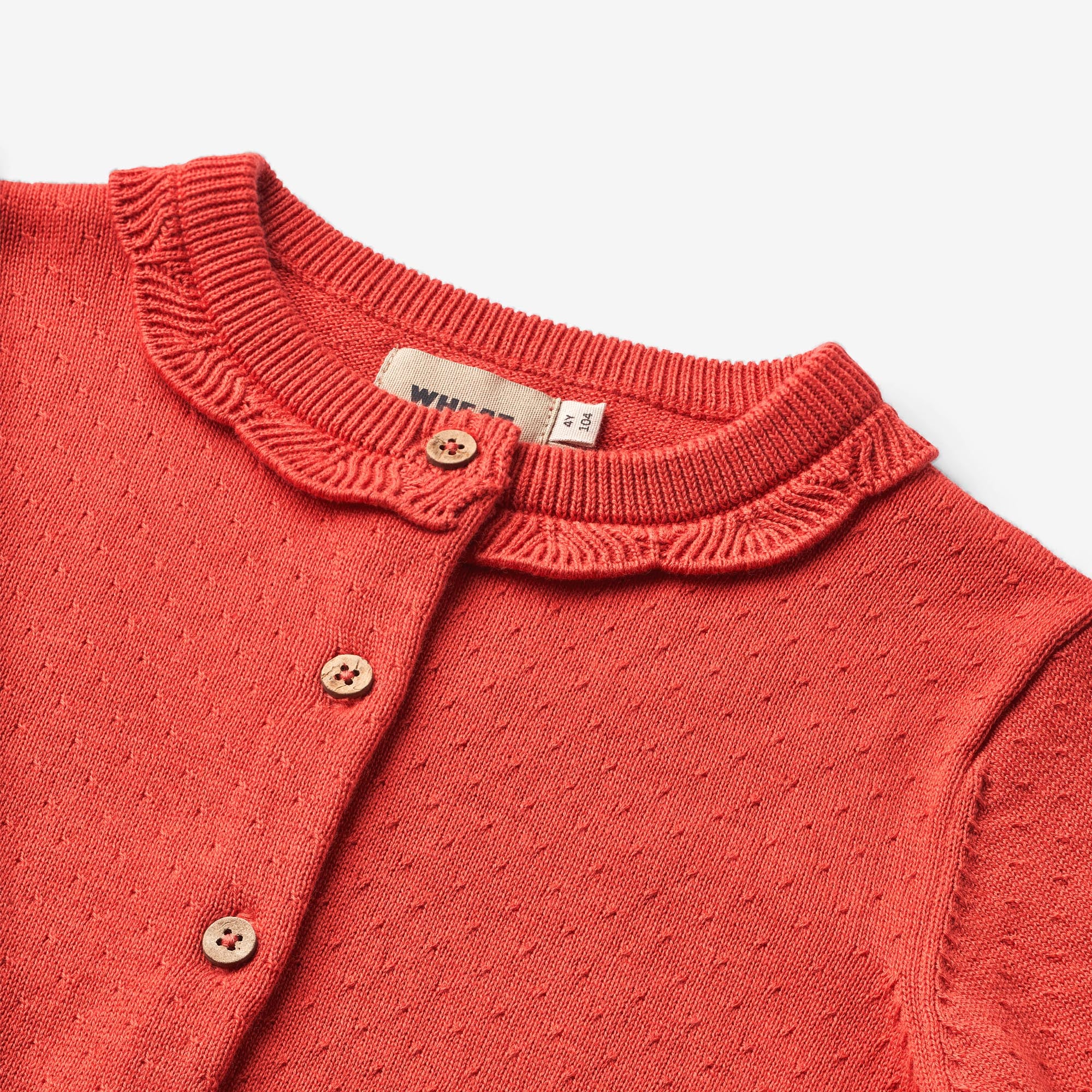 Knit Cardigan Amy - candy red - Image 4