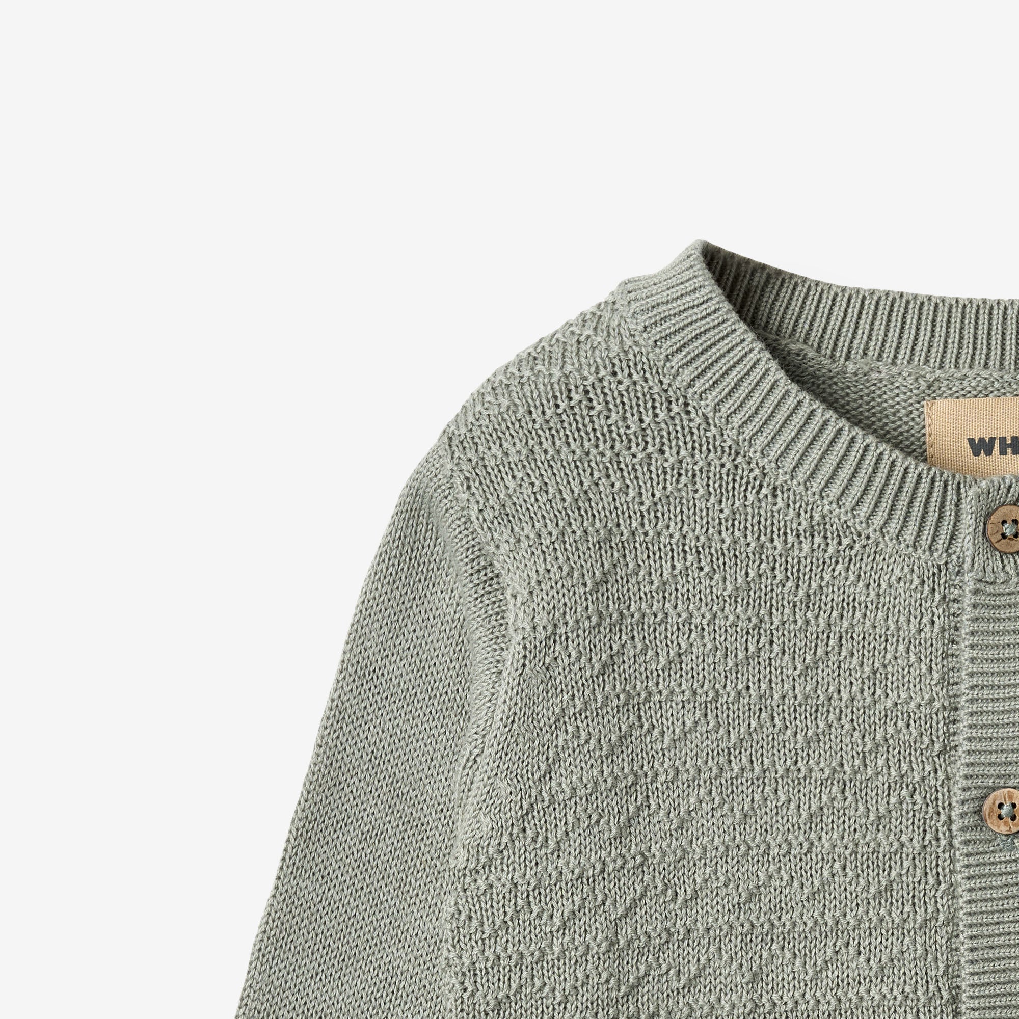 Knit Cardigan Bjørn - morning mist - Image 3