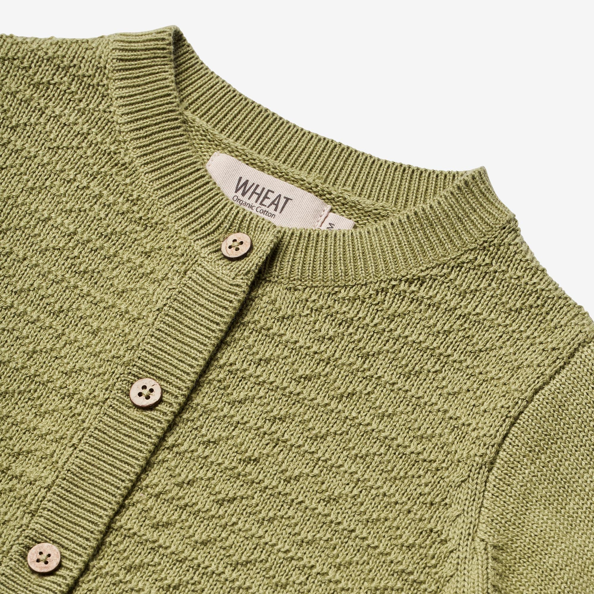 Knit Cardigan Bjørn - sage - Image 3