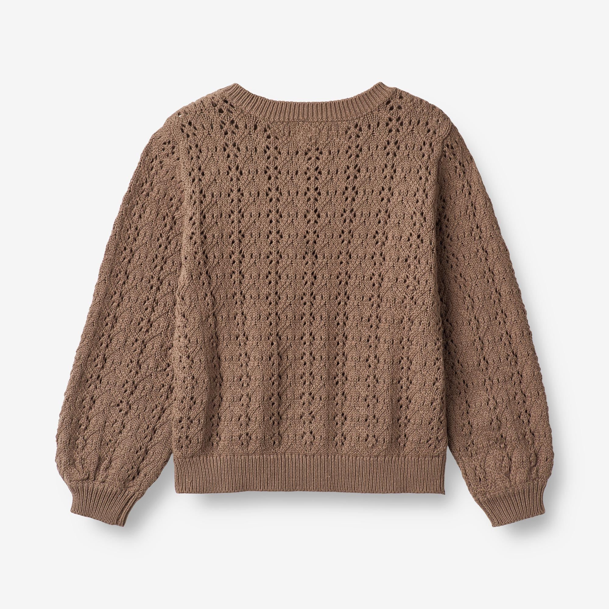 Knit Cardigan Celia - cocoa brown - Image 2