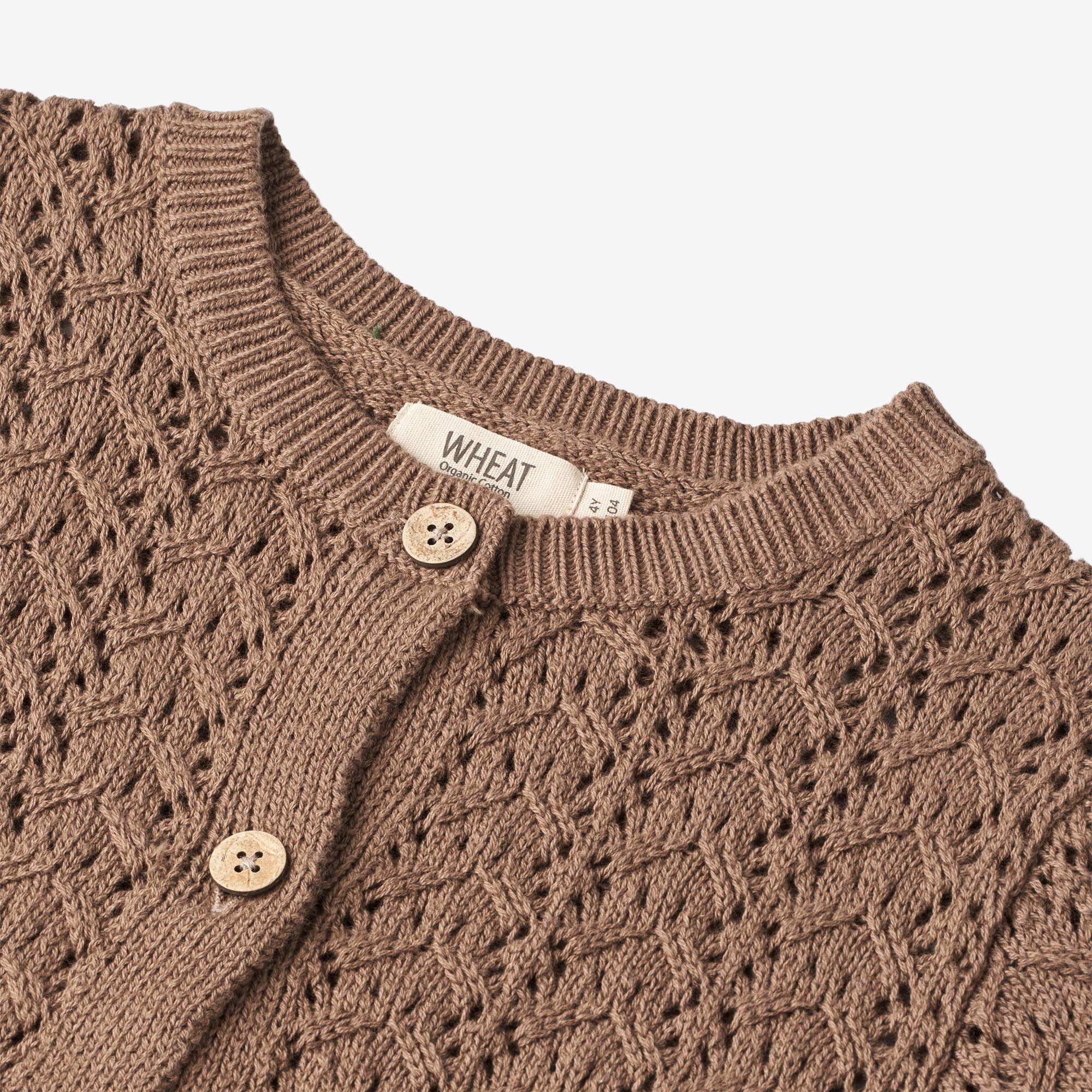 Knit Cardigan Celia - cocoa brown - Image 3