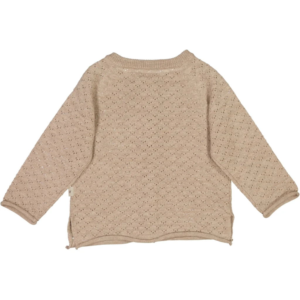Knit Cardigan Hera - khaki melange - Image 2