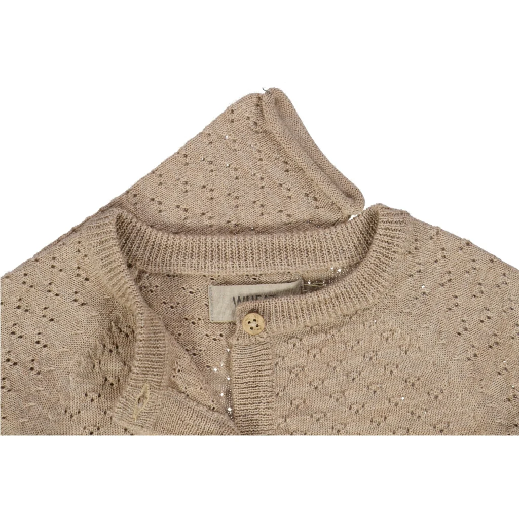 Knit Cardigan Hera - khaki melange - Image 3