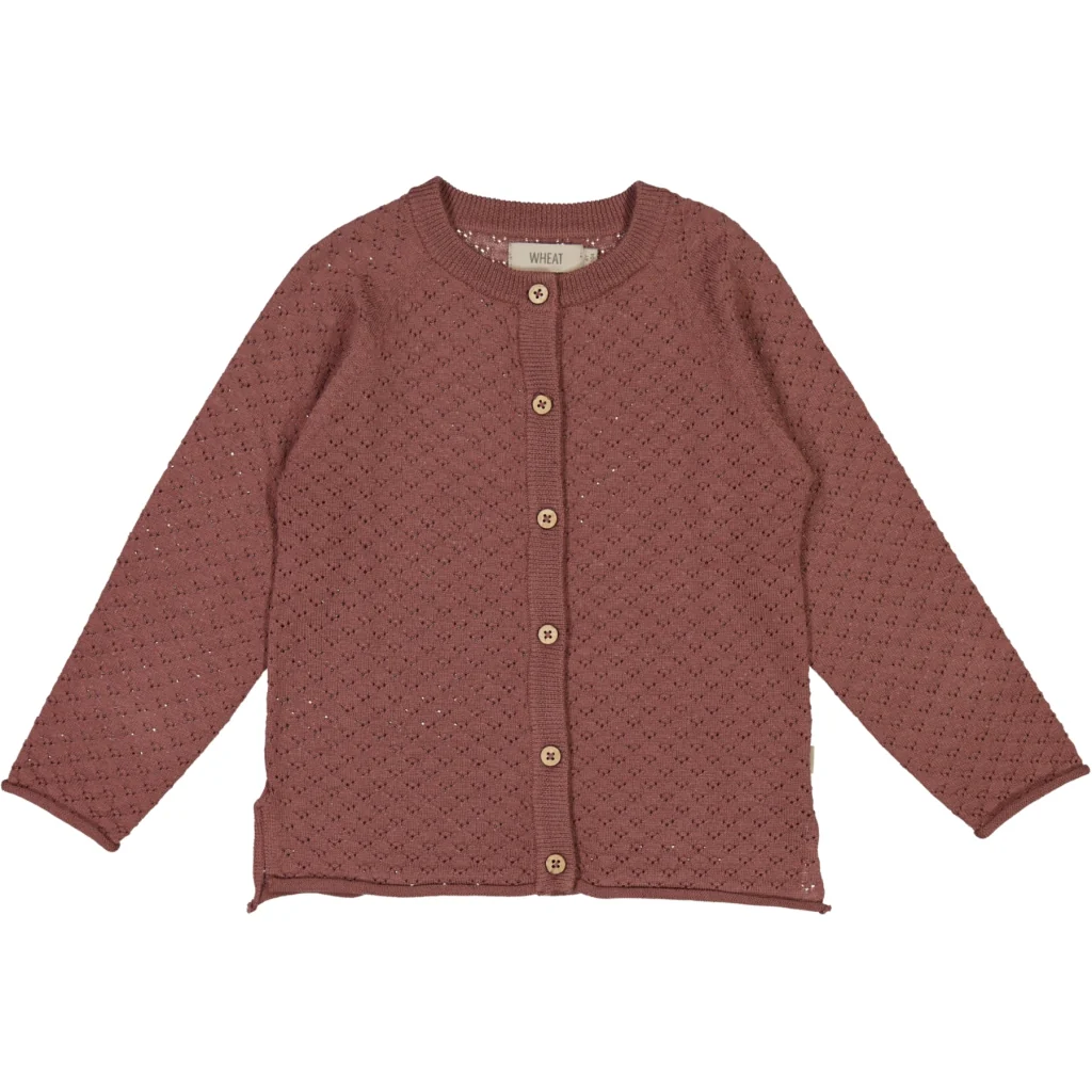 Knit Cardigan Hera - rose brown