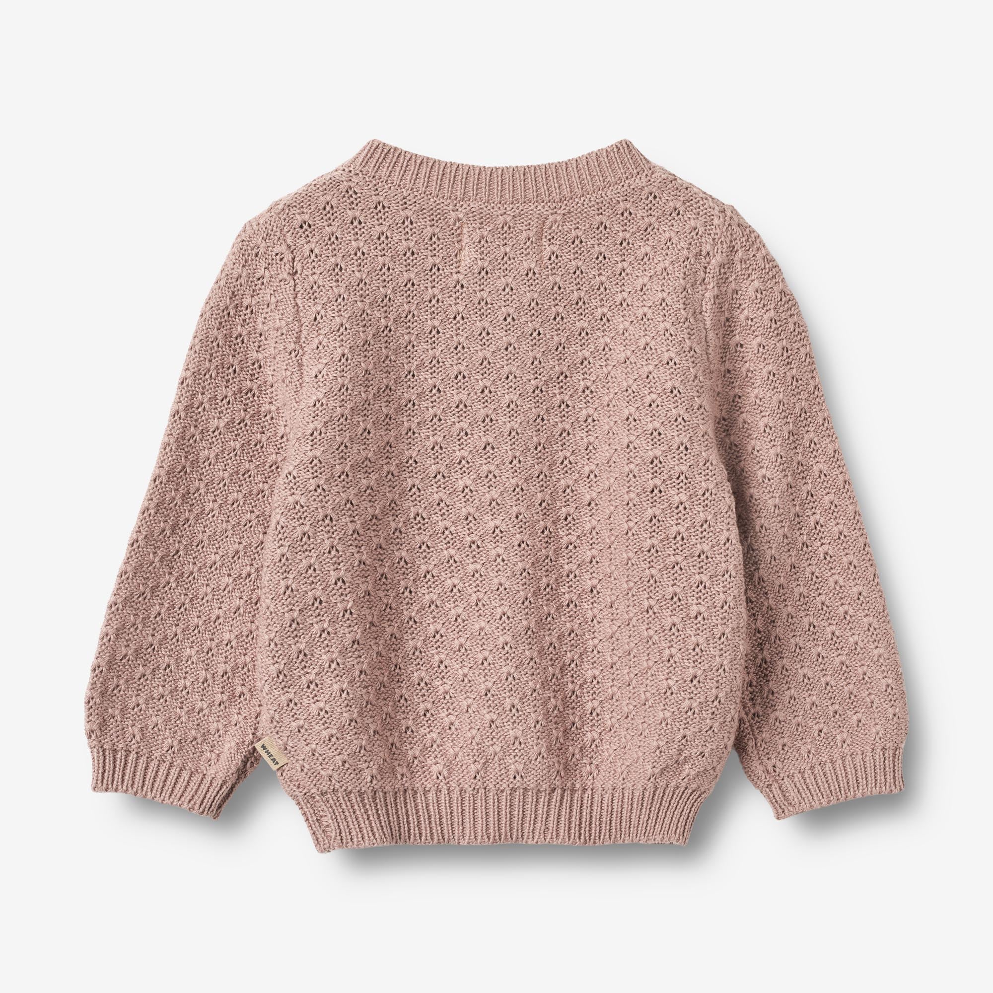 Knit Cardigan Magnella | Baby - dry rose - Image 3