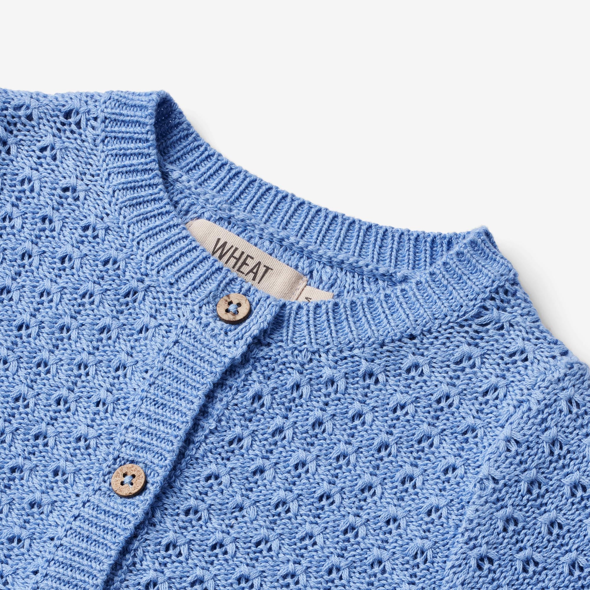 Knit Cardigan Magnella | Baby - azure blue - Image 3