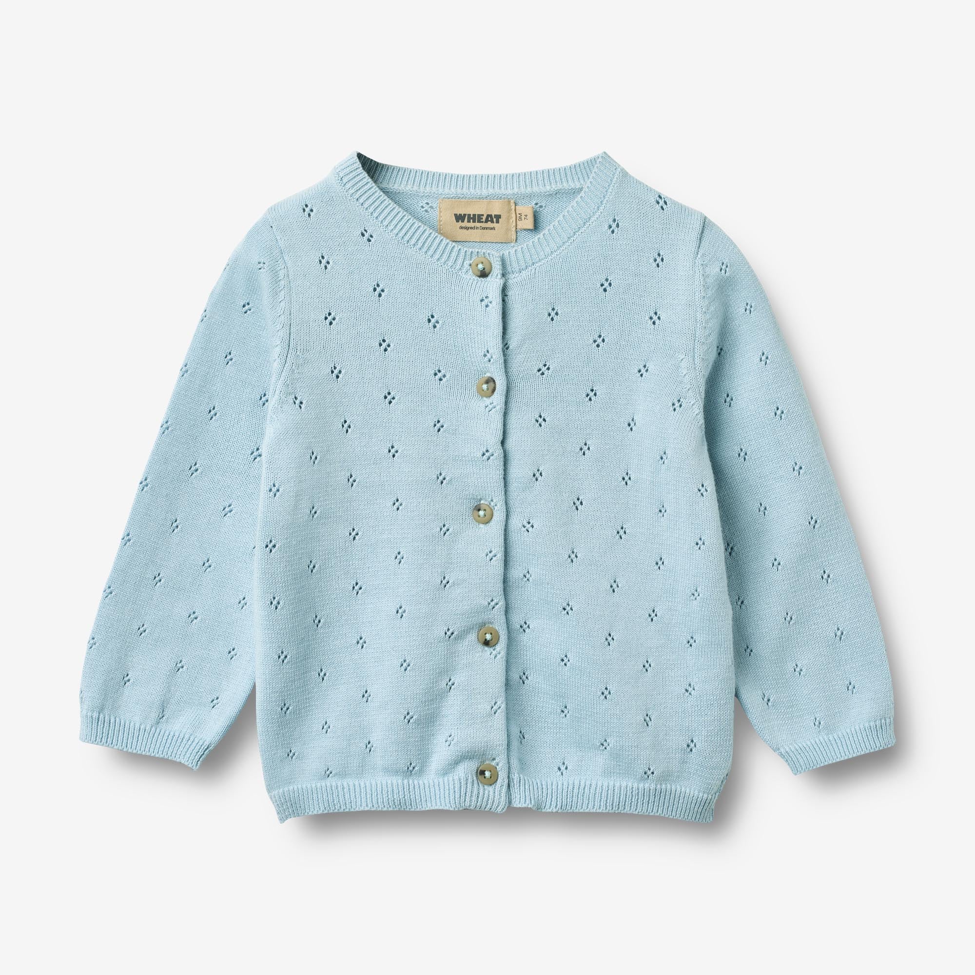 Knit Cardigan Maia - summer sky