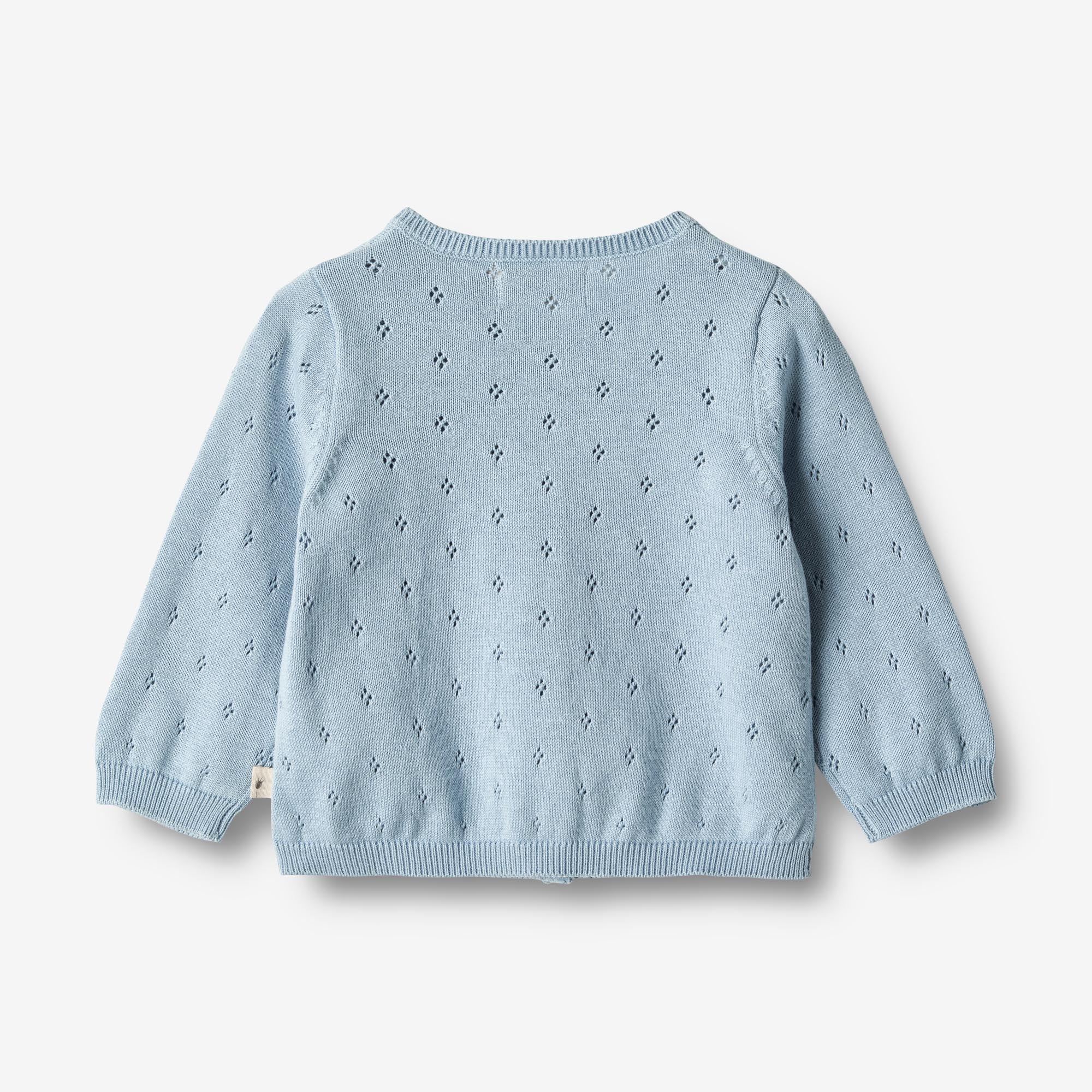 Knit Cardigan Maia | Baby - blue summer - Image 2