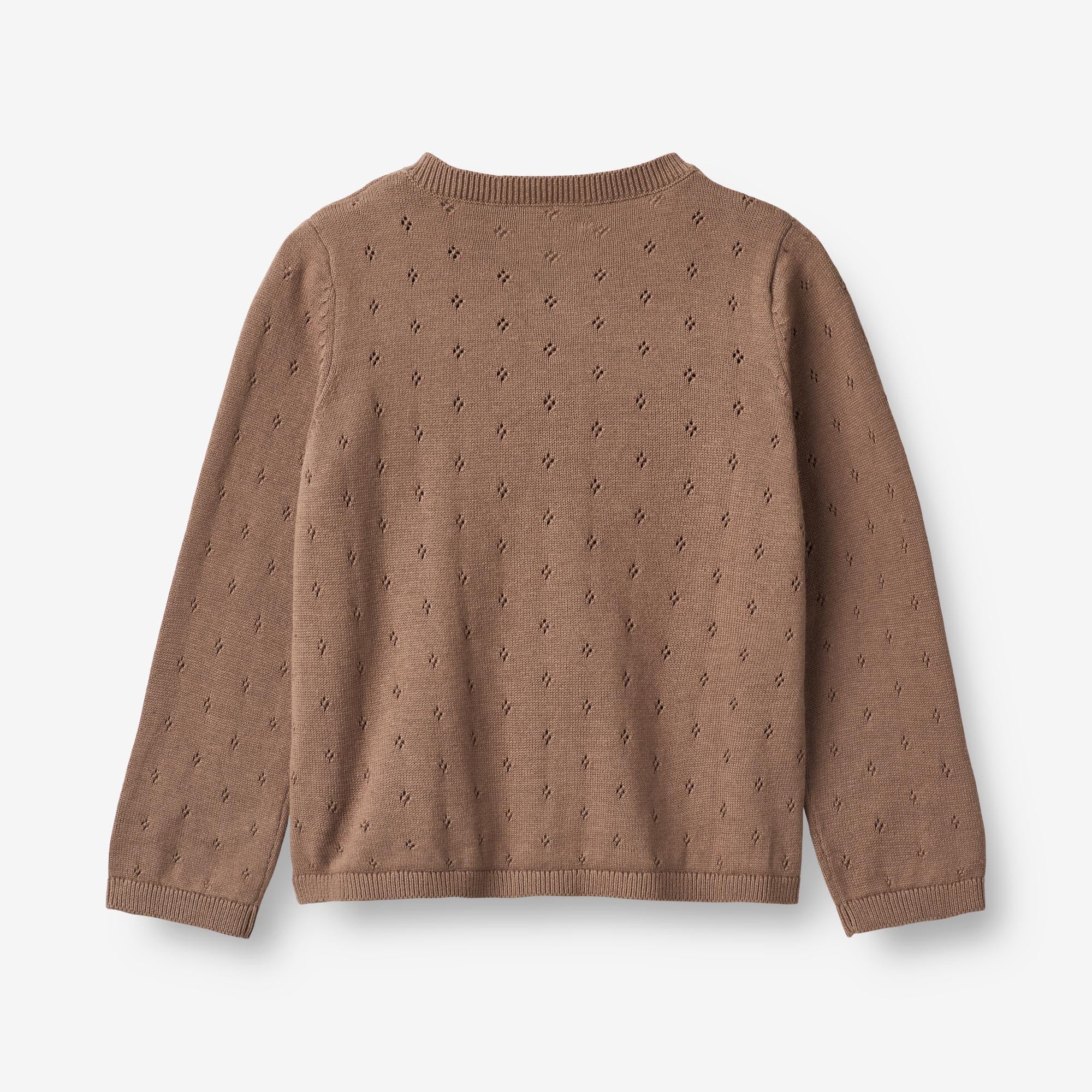 Knit Cardigan Maia - cocoa brown - Image 2