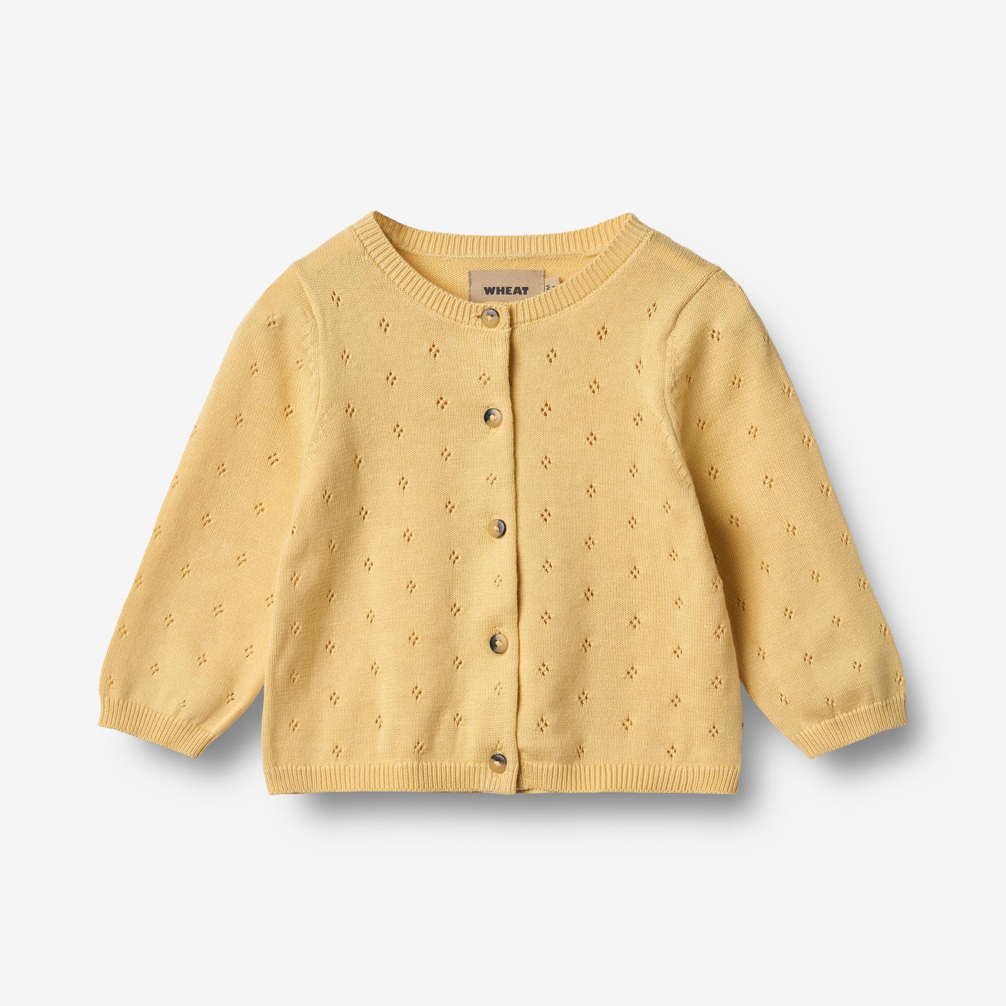 Knit Cardigan Maia - golden yellow