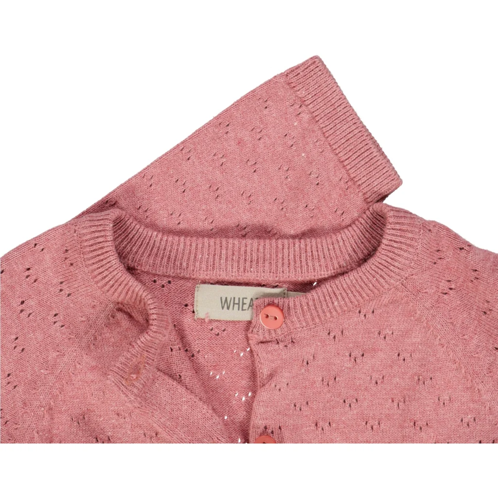 Knit Cardigan Maja - berry melange - Image 3