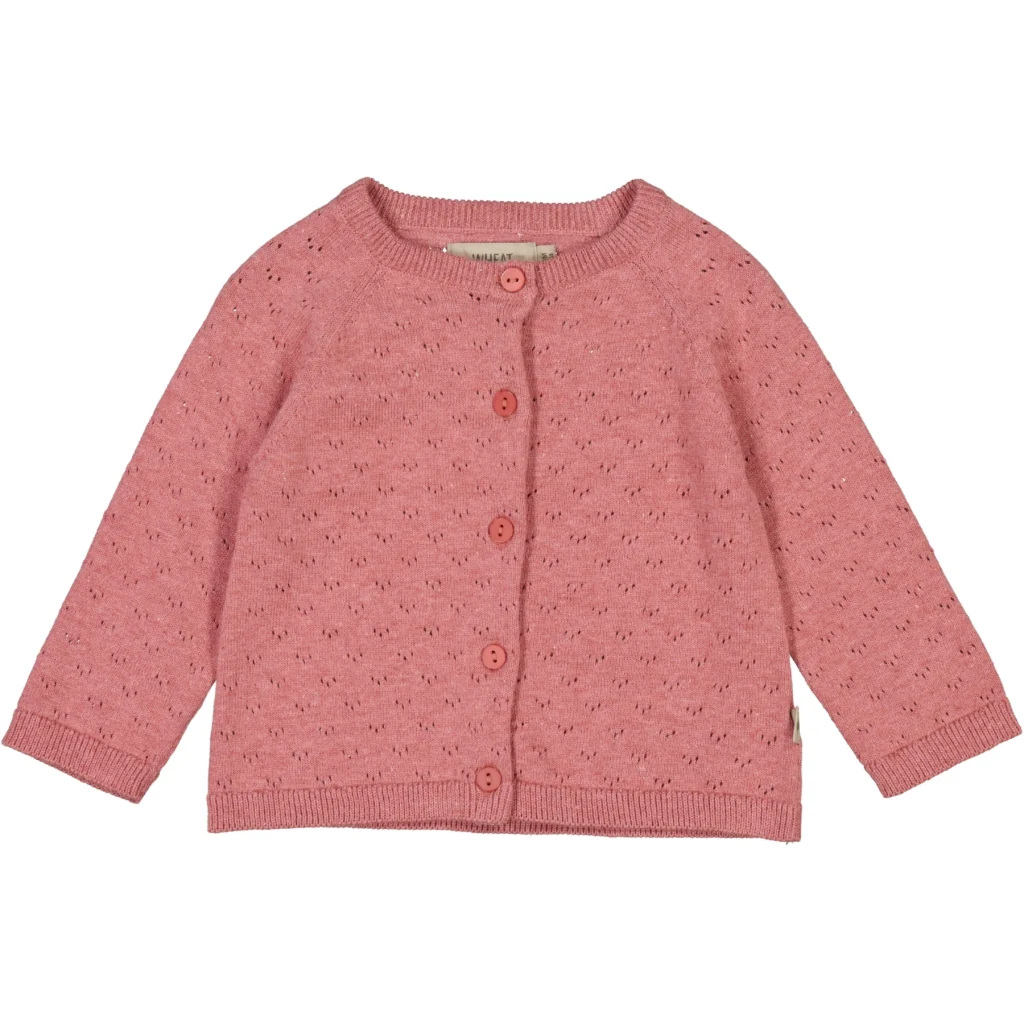 Knit Cardigan Maja - berry melange