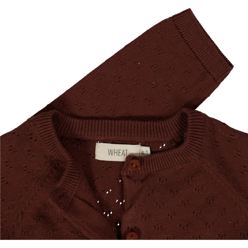 Knit Cardigan Maja - maroon - Image 3