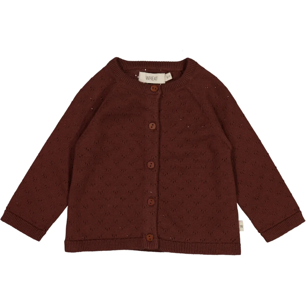 Knit Cardigan Maja - maroon
