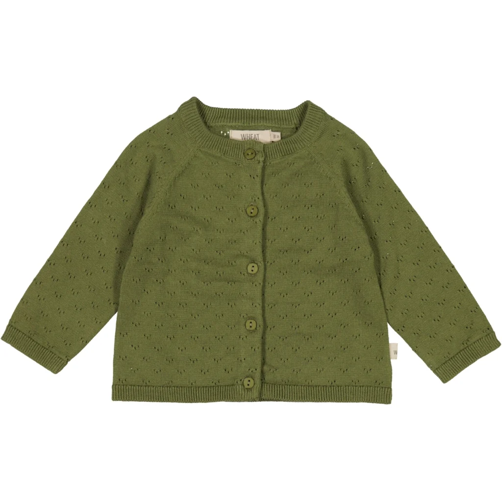 Knit Cardigan Maja - winter moss