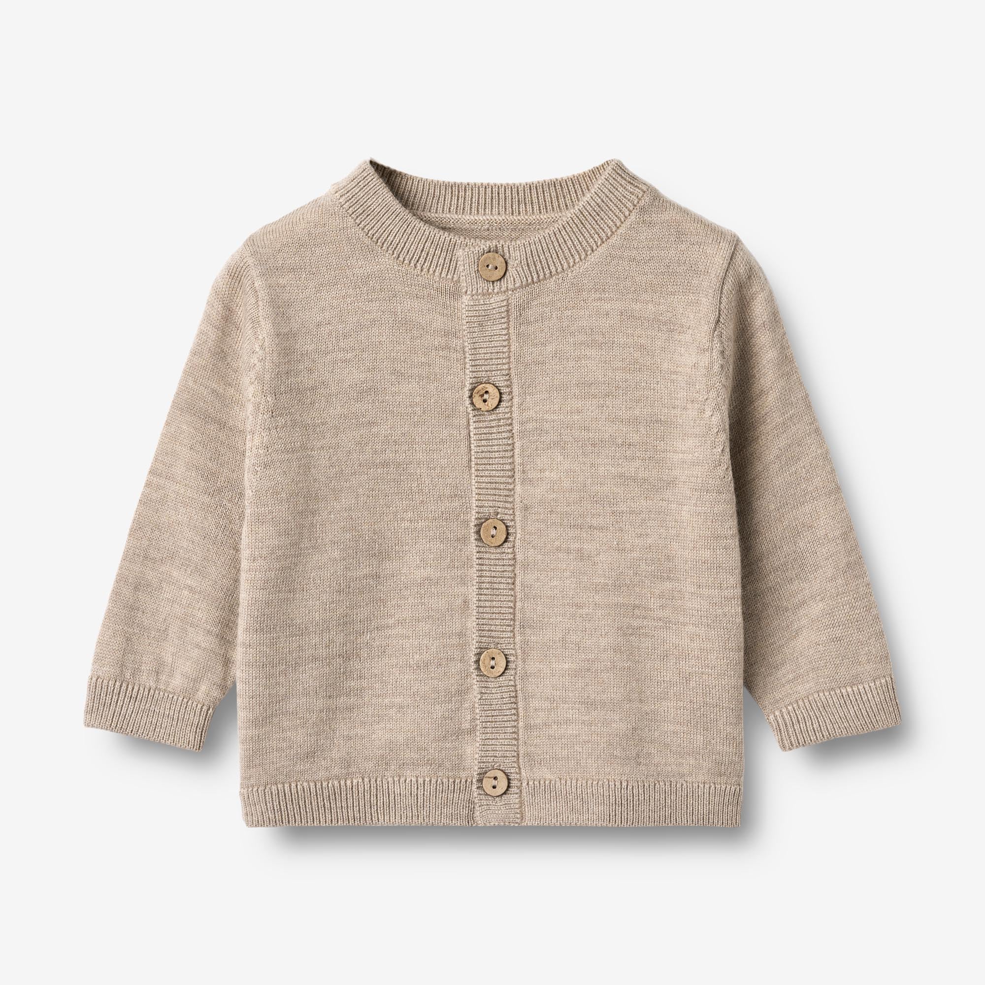 Knit Cardigan Nico - warm sand melange
