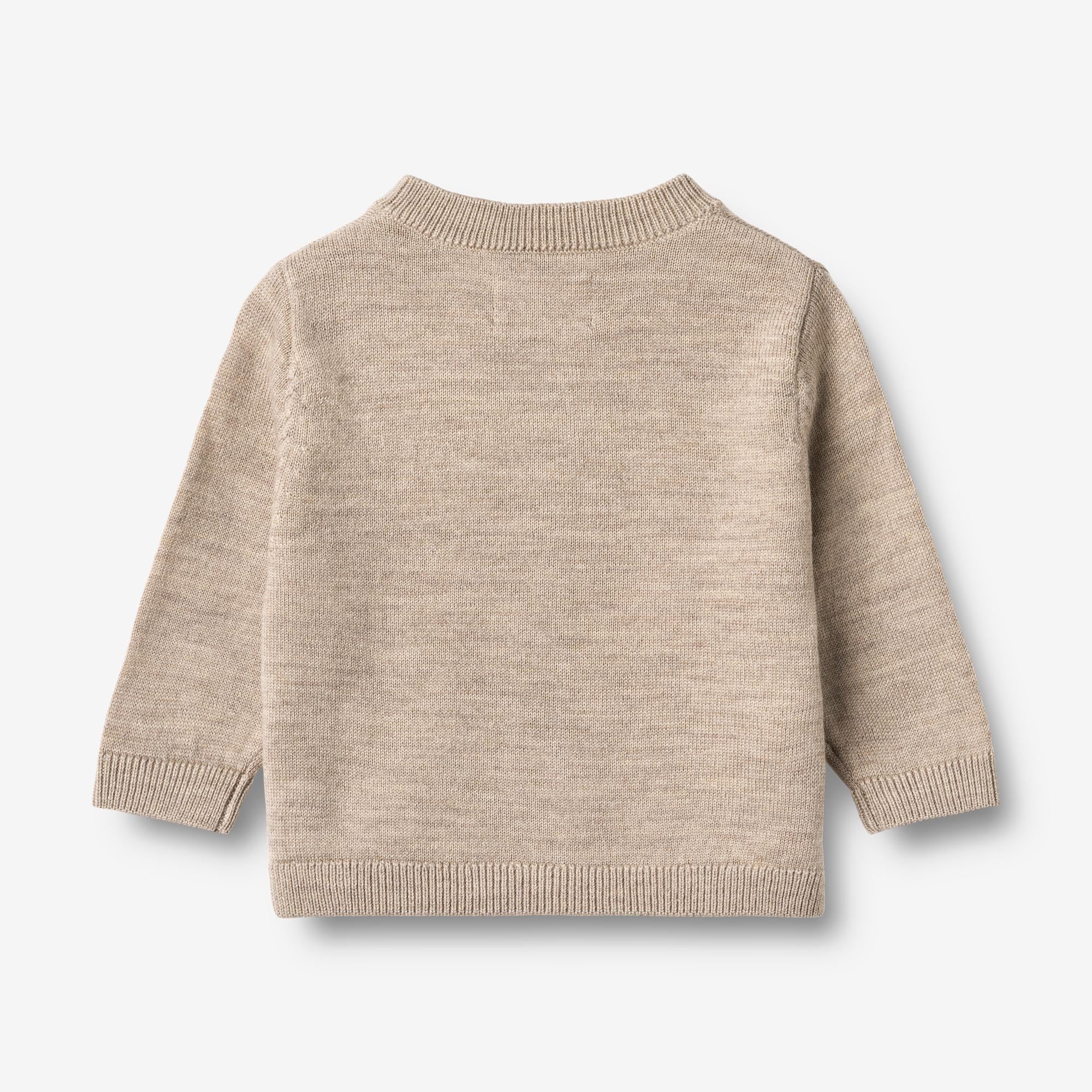 Knit Cardigan Nico - warm sand melange - Image 3