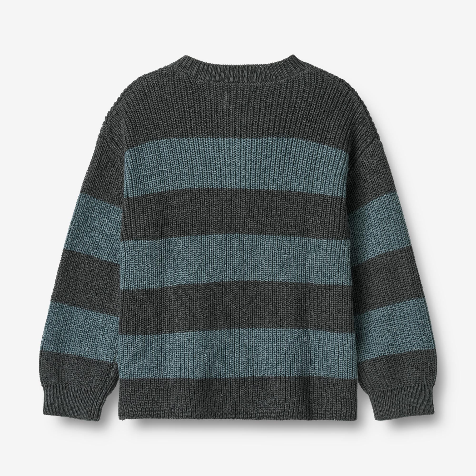 Knit Cardigan Noor - stormy weather stripe - Image 3