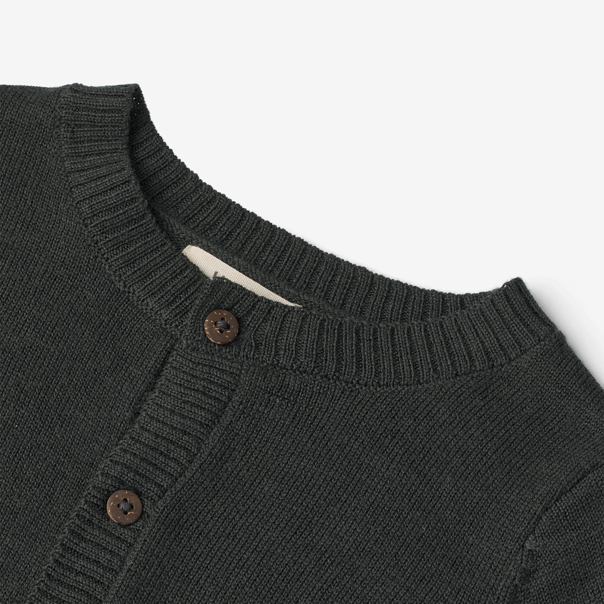 Knit Cardigan Sølve | Baby - black coal - Image 3