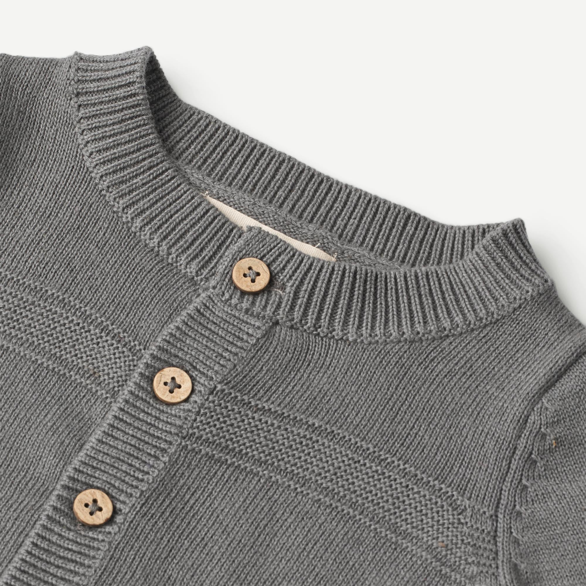 Knit Cardigan Sofus | Baby - autumn sky - Image 3