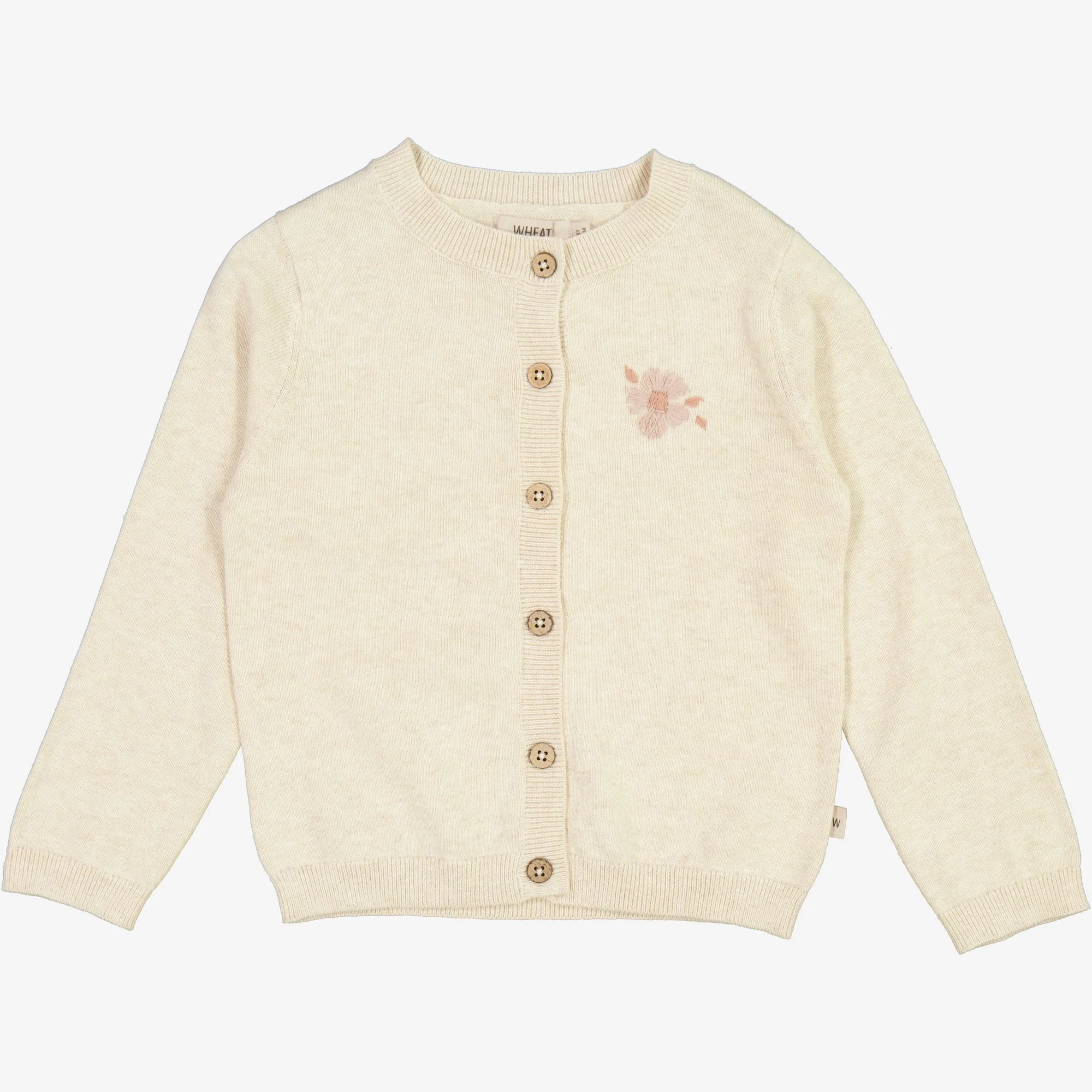 Knit Cardigan Suzy Embroidery - cloud melange