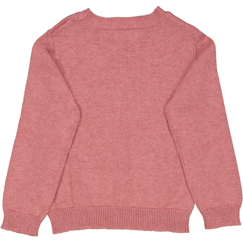 Knit Pullover Gaby - berry melange - Image 2