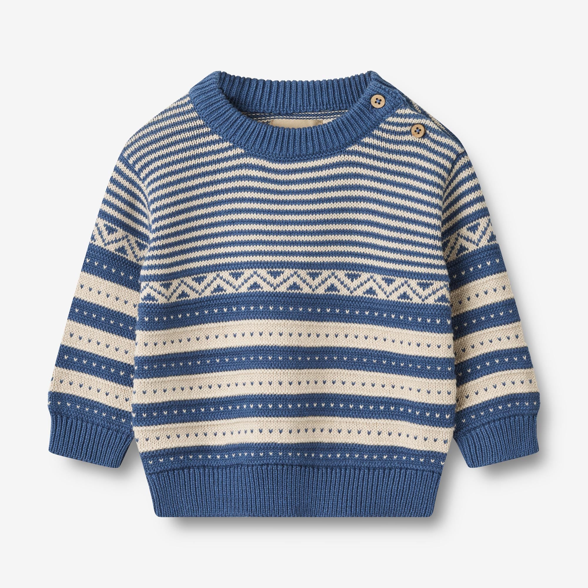Knit Pullover Jan | Baby - deep ocean