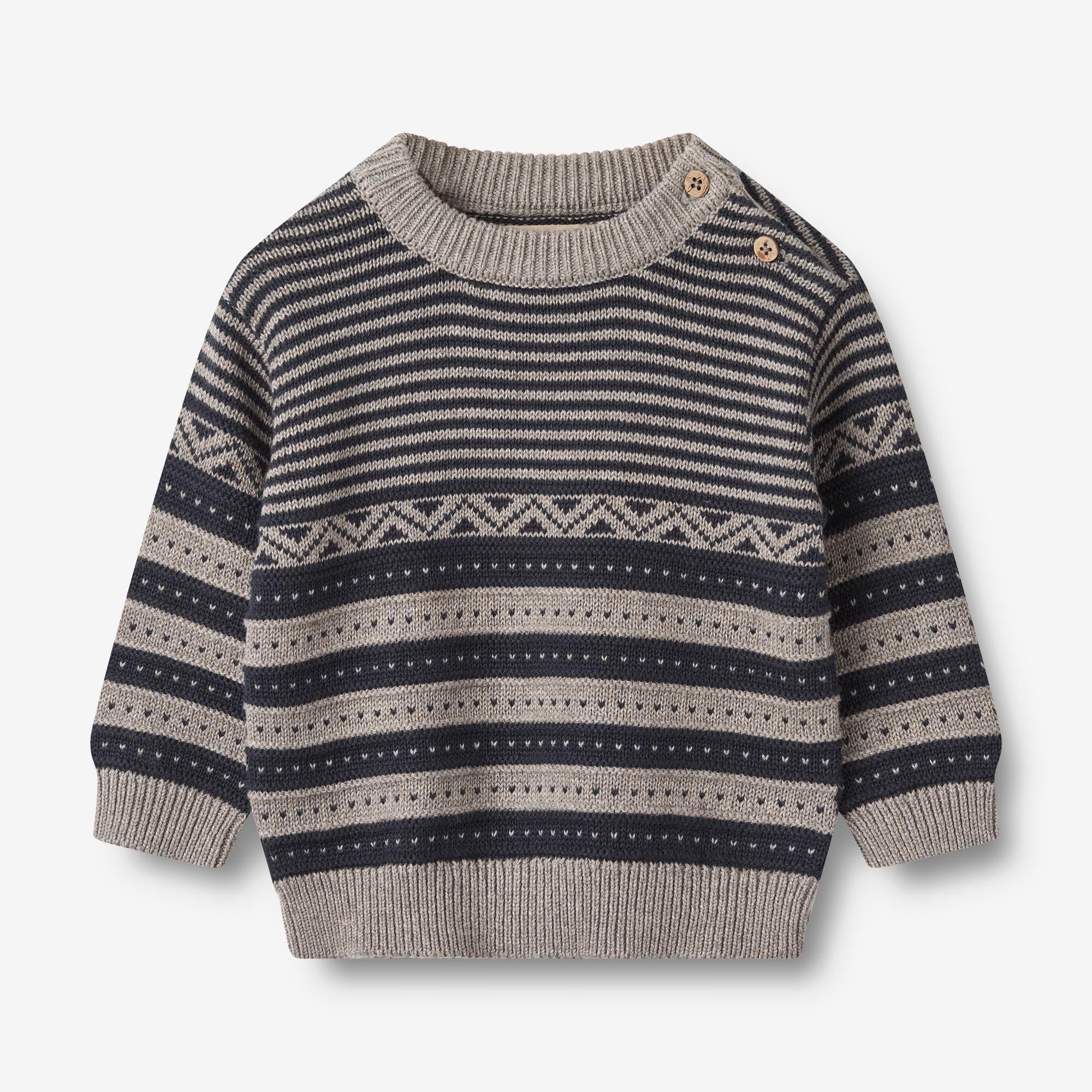 Knit Pullover Jan | Baby - navy