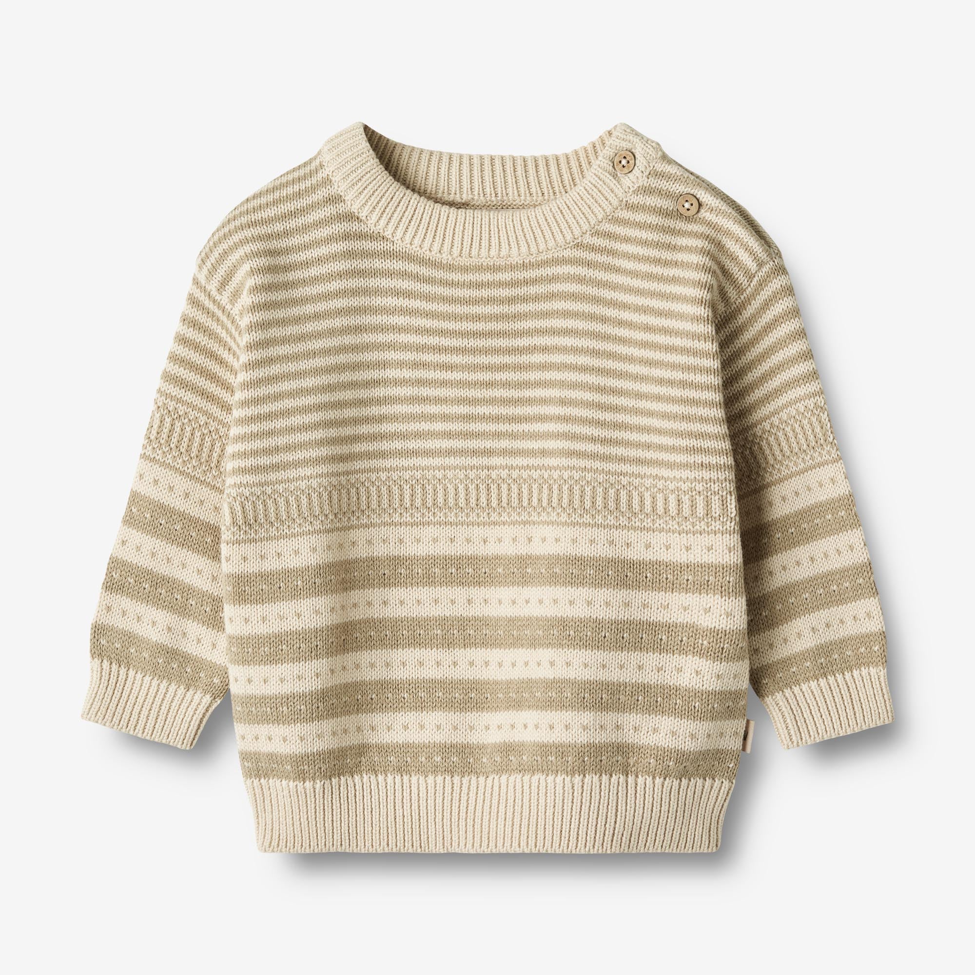 Knit Pullover Jan - grey sand