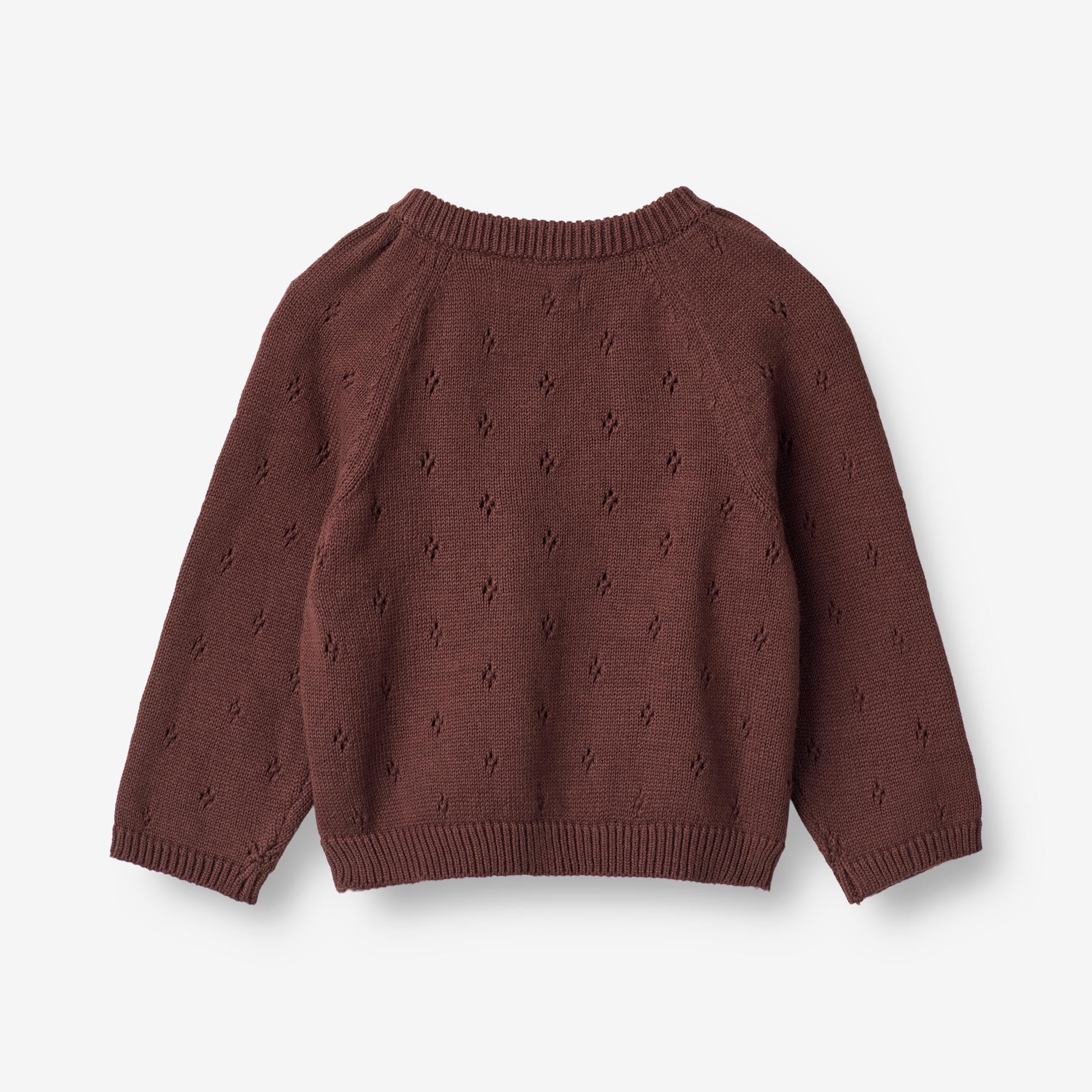 Knit Pullover Mira | Baby - aubergine - Image 2