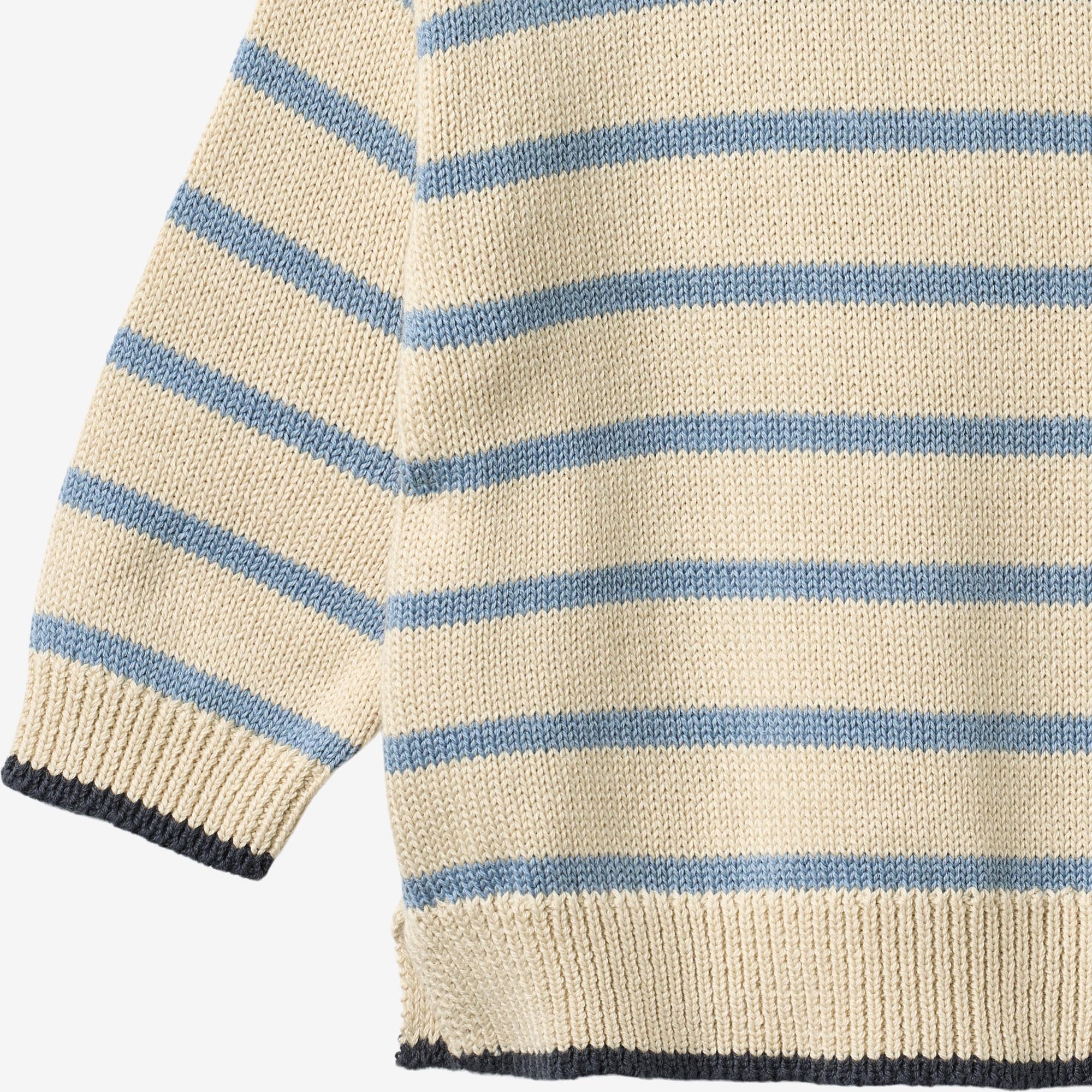 Knit Pullover Morgan - faded denim stripe - Image 3