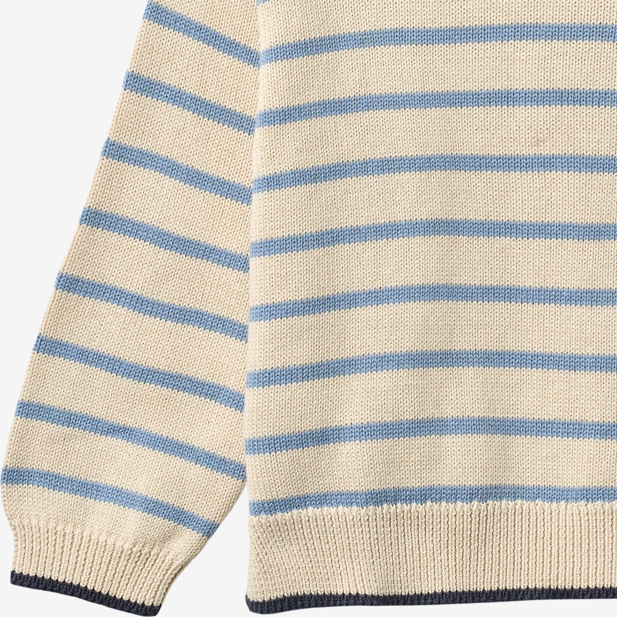 Knit Pullover Morgan - faded denim stripe - Image 3