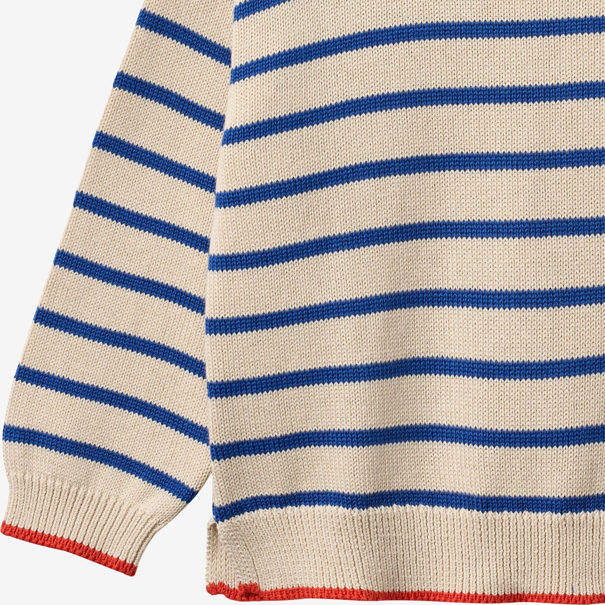 Knit Pullover Morgan - true blue stripe - Image 3