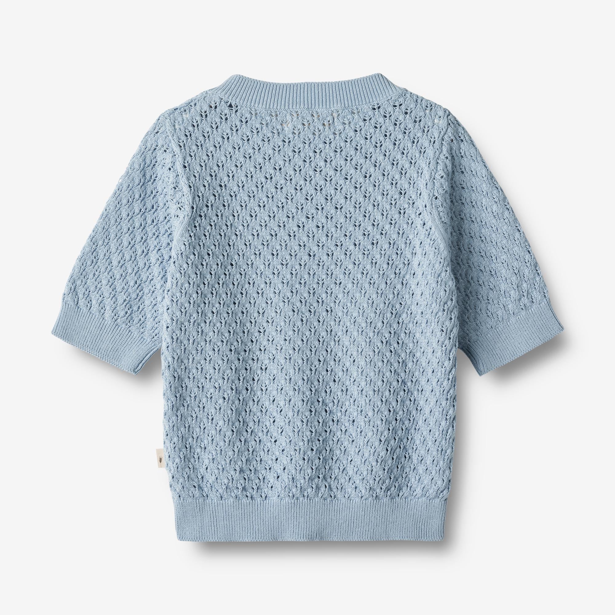 Knit Top S/S Alva - blue summer - Image 2