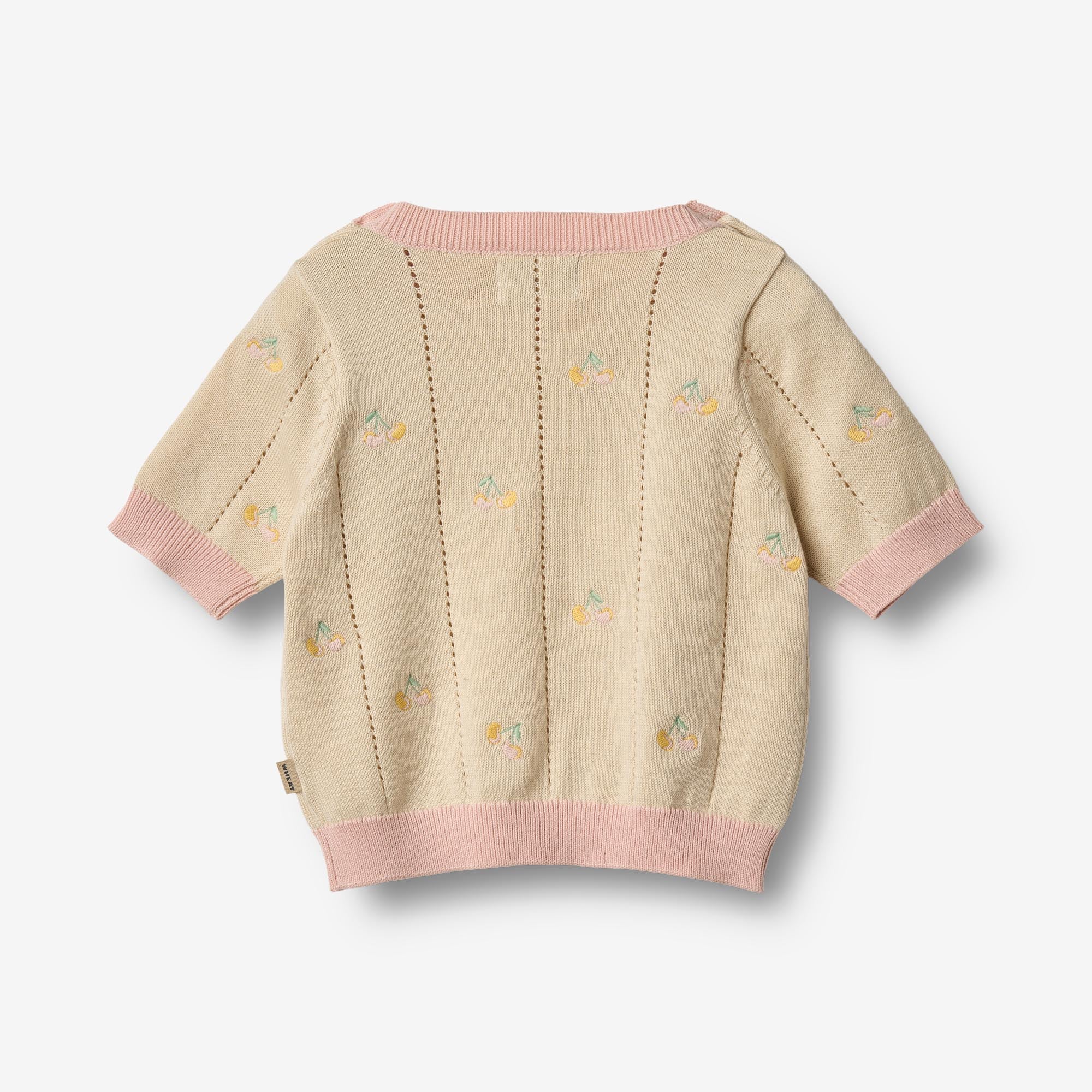 Knit Top S/S Malvina - sandshell - Image 3