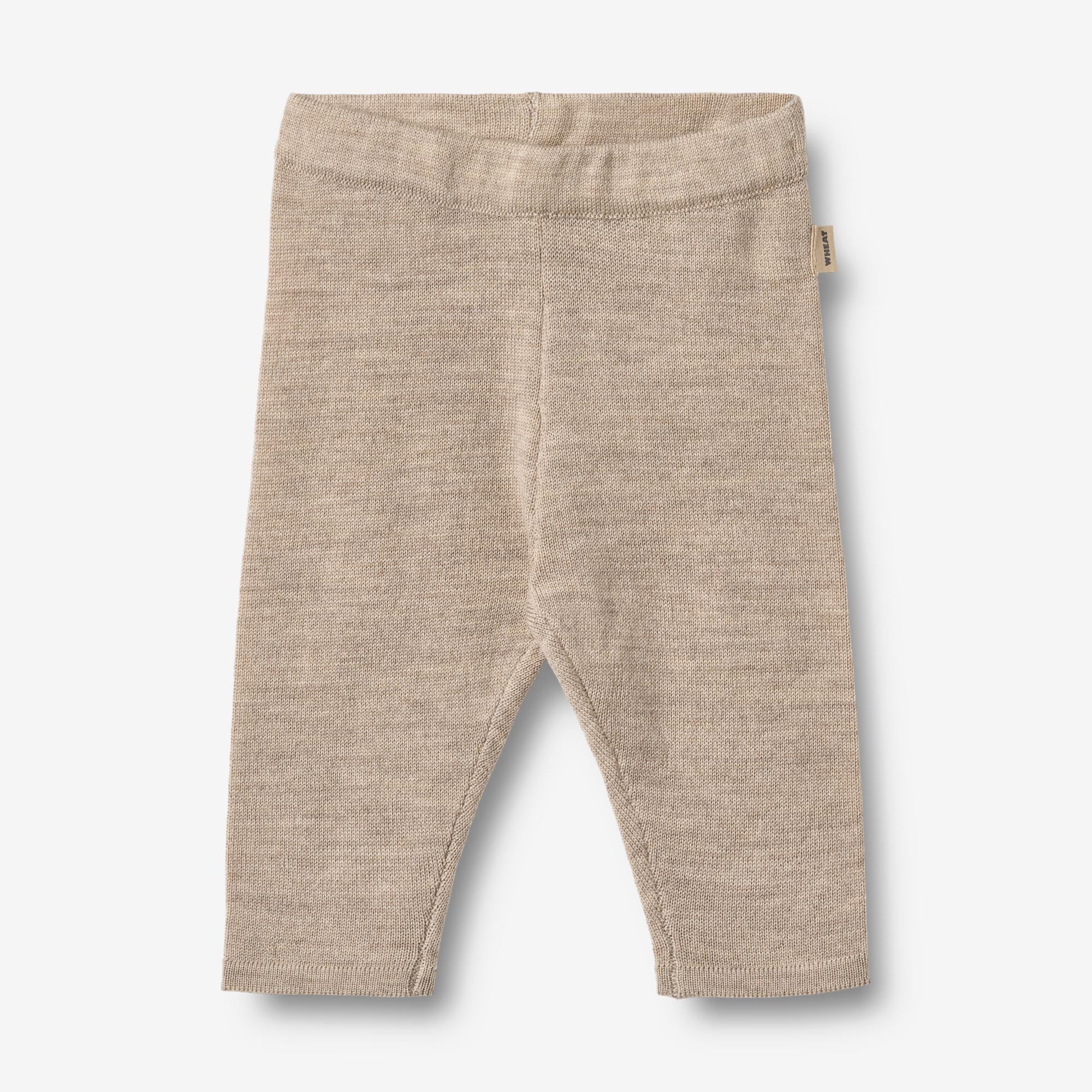 Knit Trousers Neel - warm sand melange