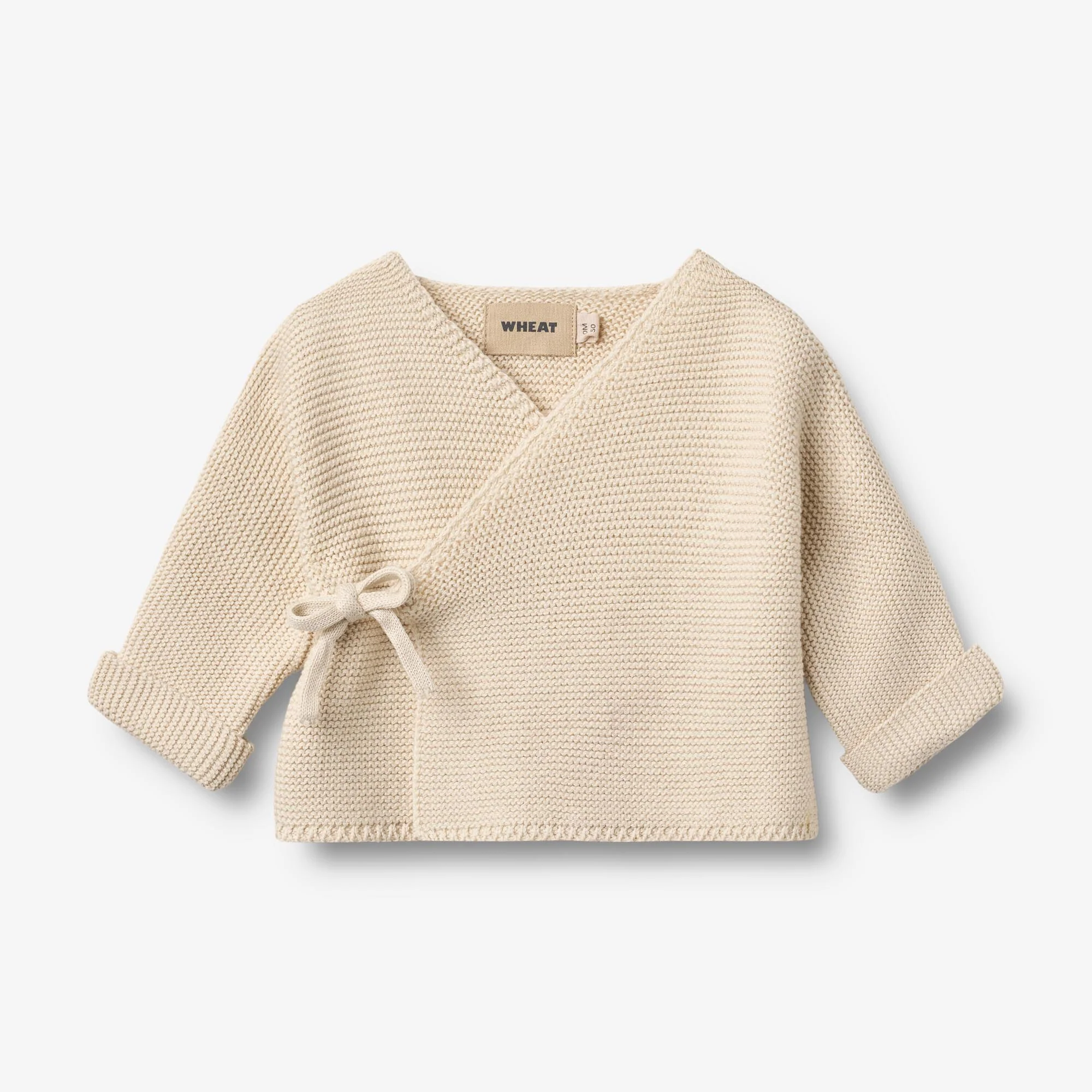 Knit Wraparound L/S Siva - sandshell