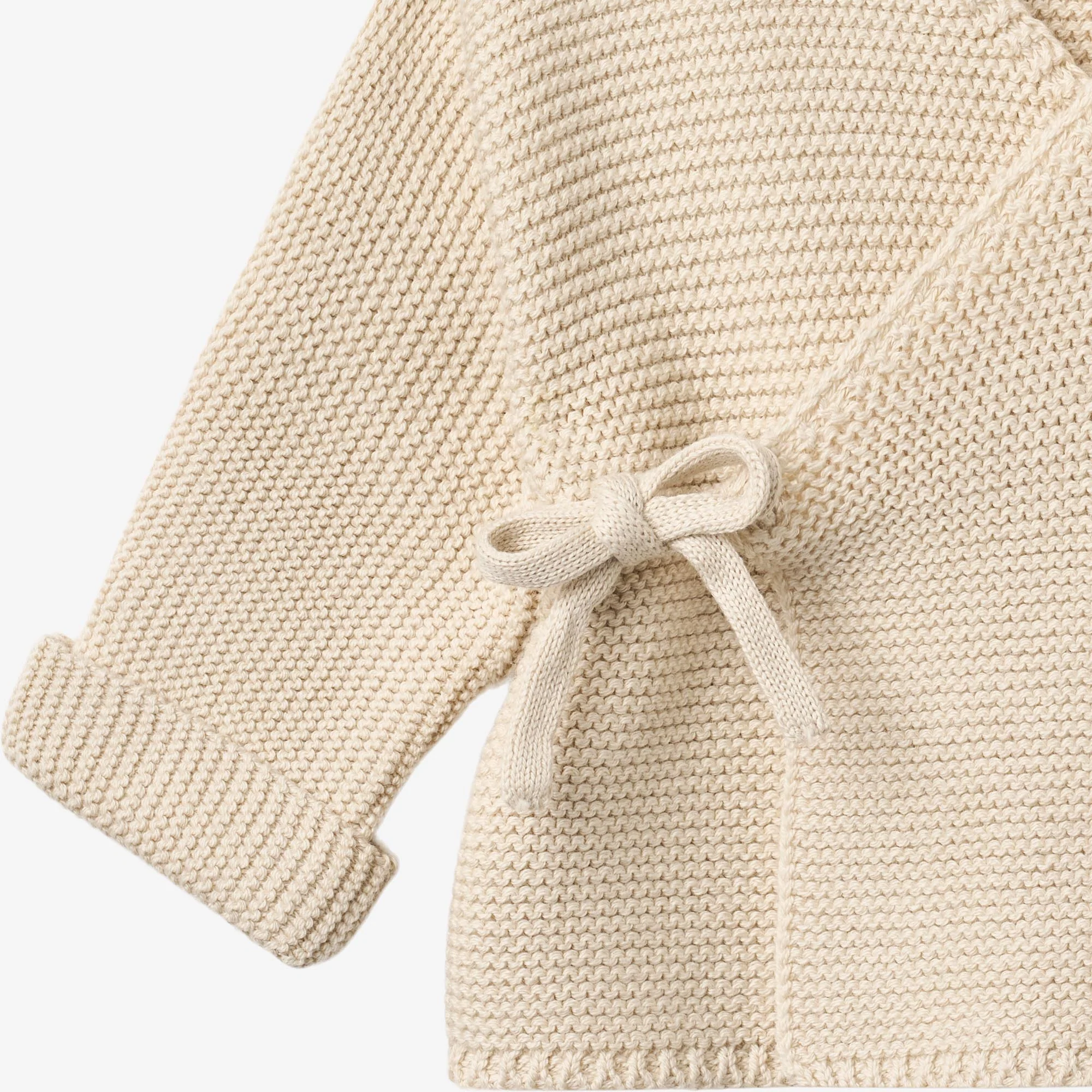 Knit Wraparound L/S Siva - sandshell - Image 4