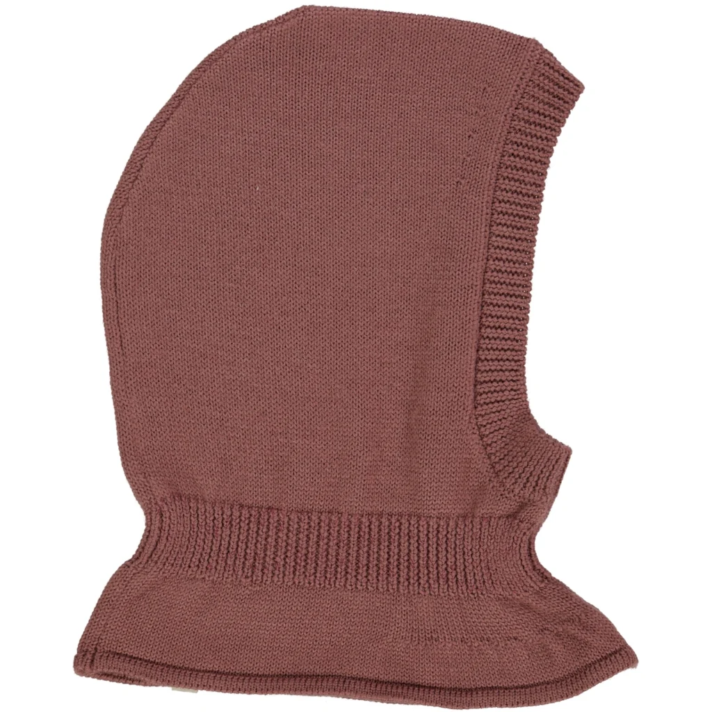 Knitted Balaclava Ello - rose brown - Image 2